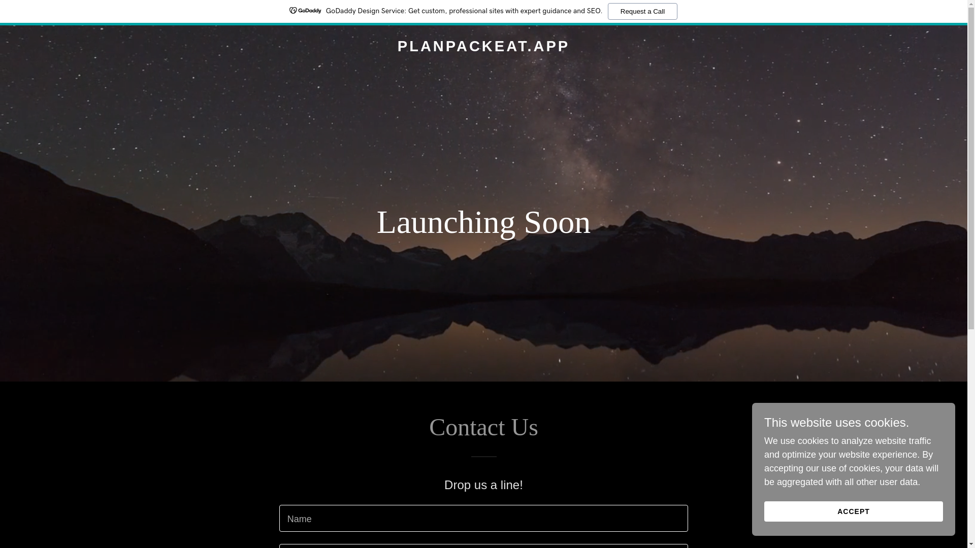 website screenshot of https://planpackeat.app/