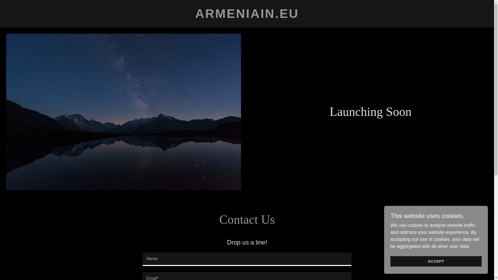 website screenshot of https://armeniain.eu/