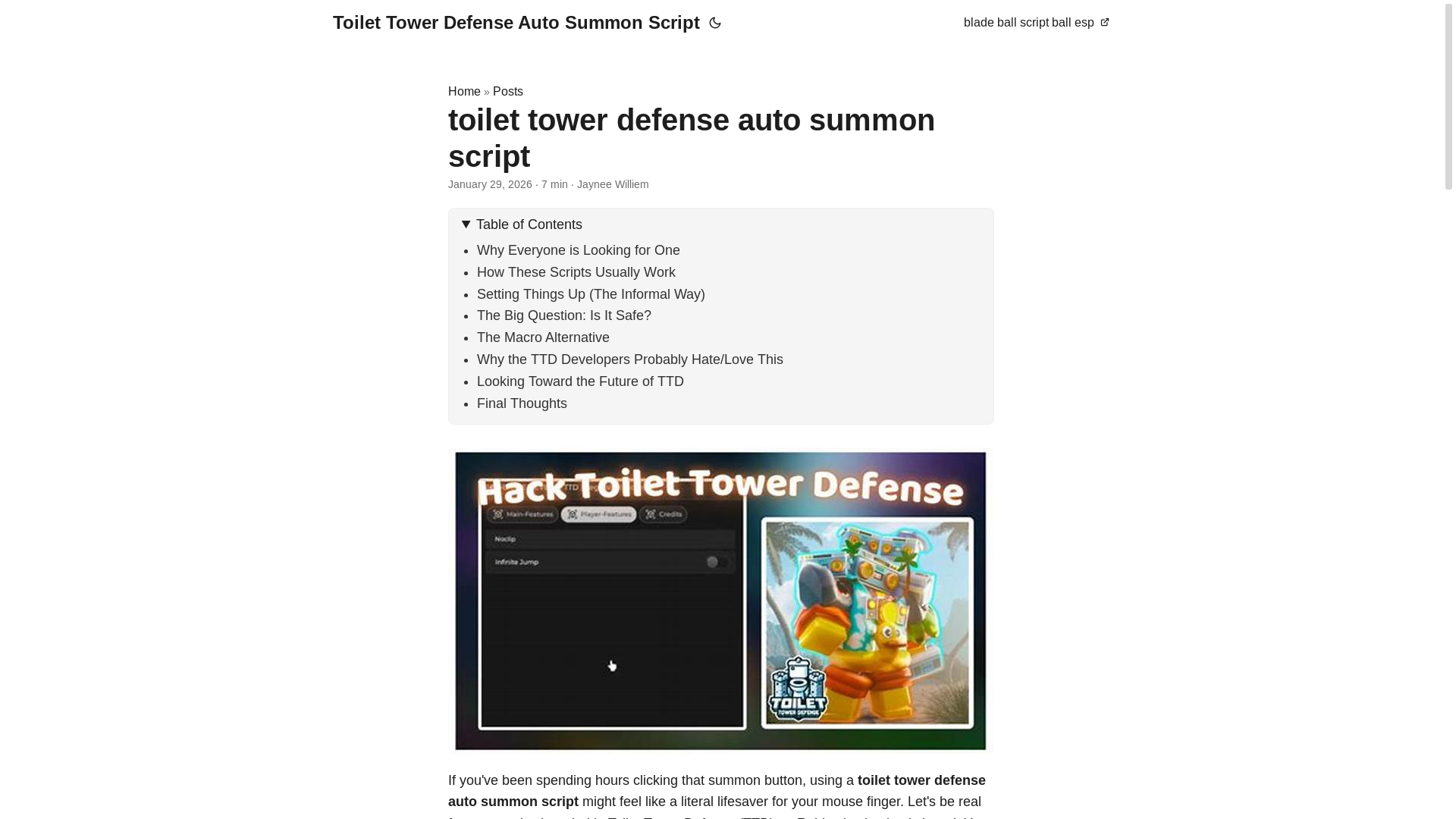 website screenshot of https://toilettowerdefenseautosummonscript.pages.dev/