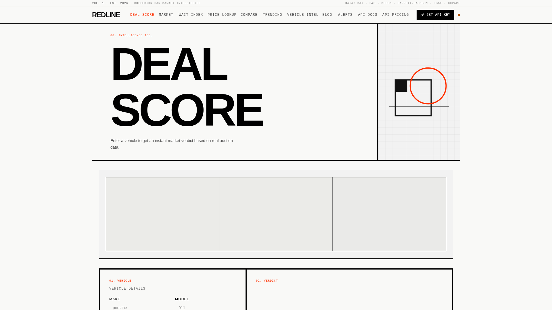 website screenshot of https://redlineauto.click/