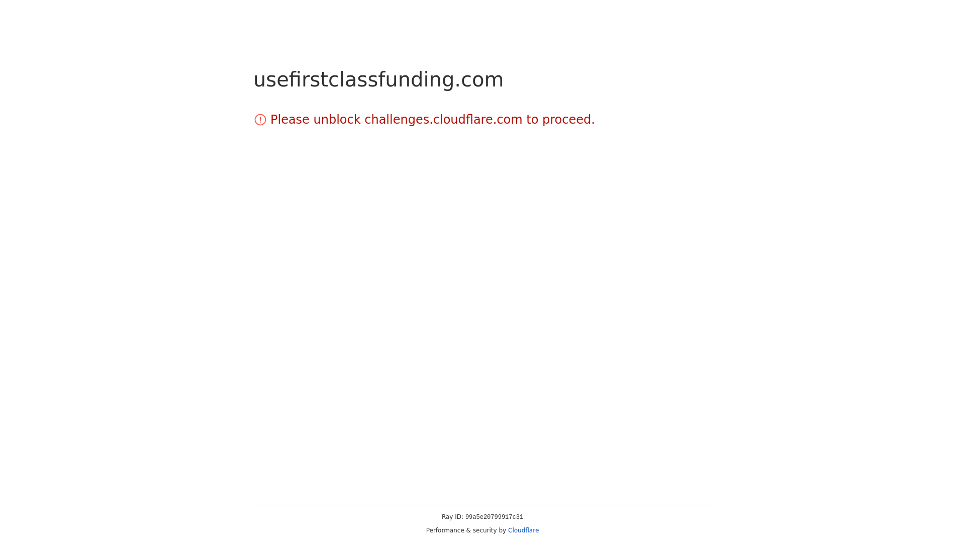 website screenshot of https://usefirstclassfunding.com/