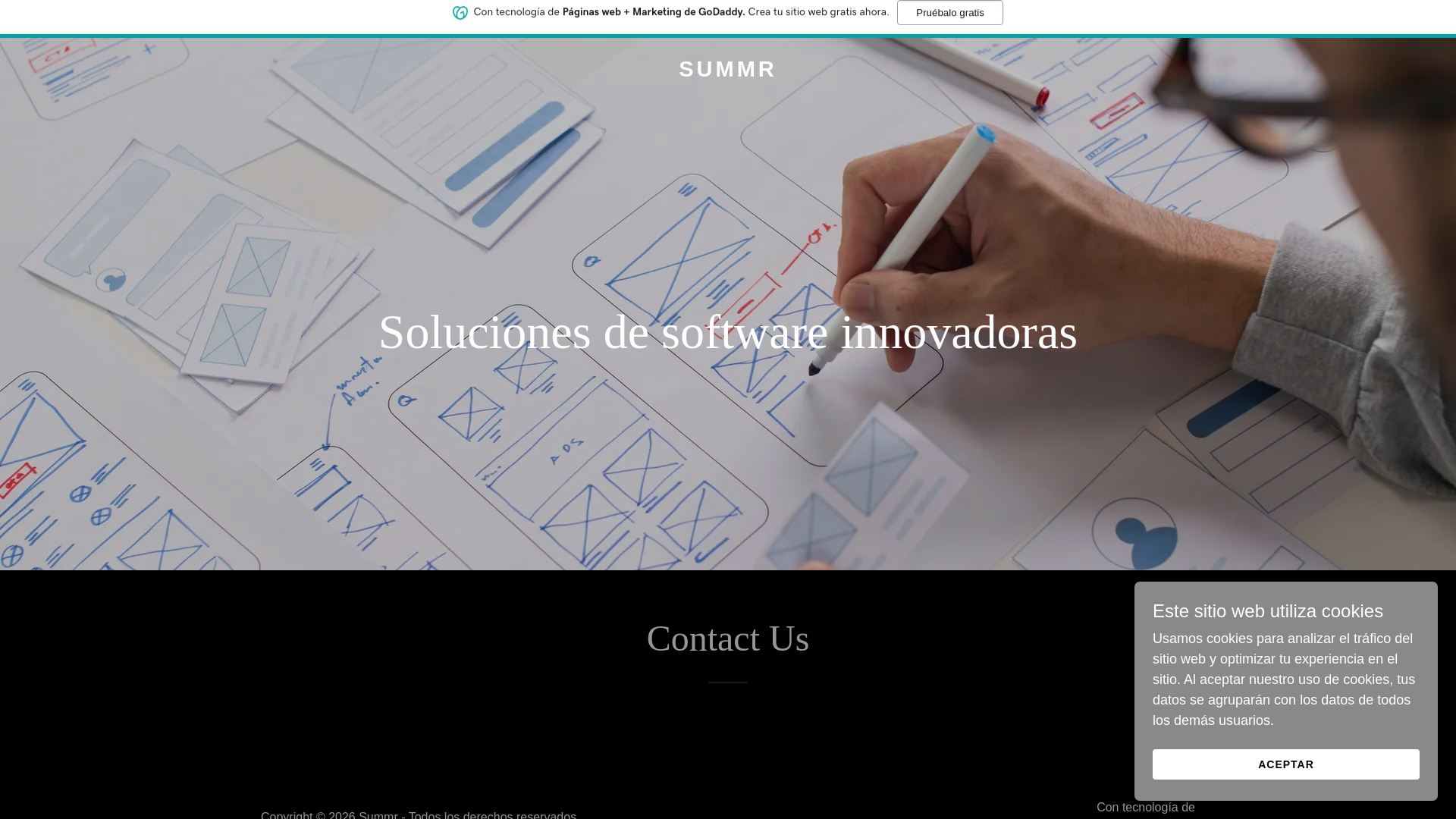 website screenshot of https://summr.cc/