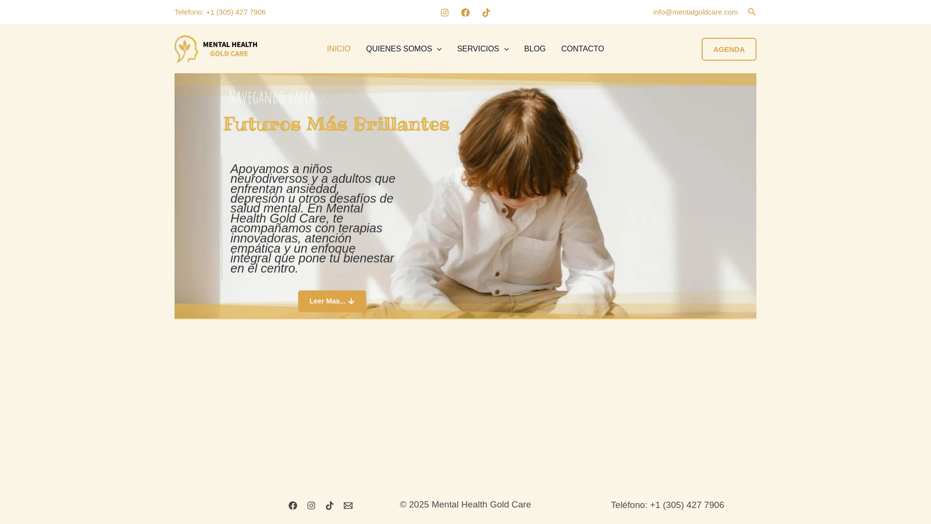 website screenshot of https://mentalgoldcare.com/