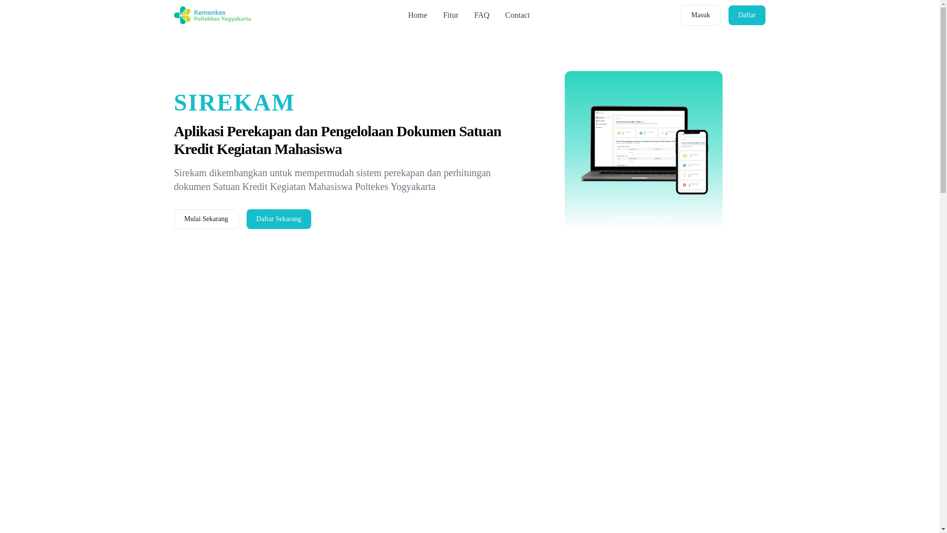 website screenshot of https://sirekampolkesyogya.my.id/