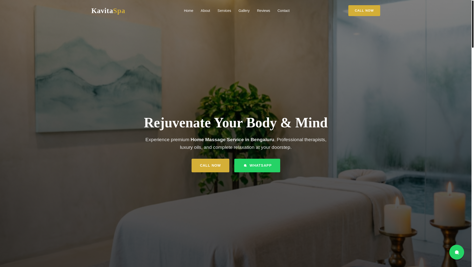 website screenshot of https://kavitahomemassageservicespa.shop/