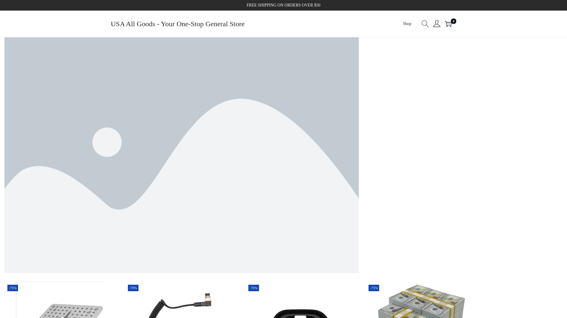 website screenshot of https://ghostmoneyshop.com/
