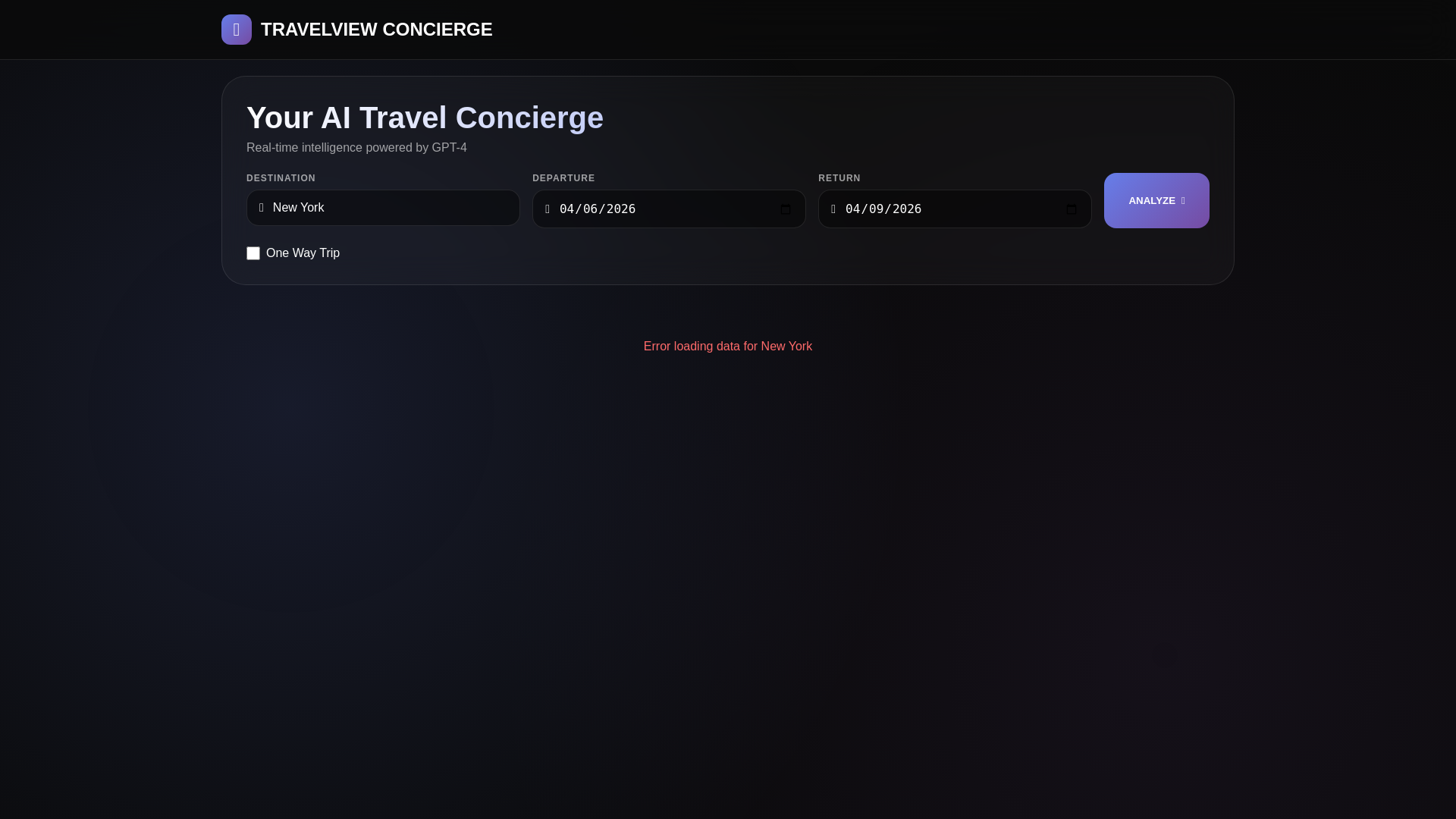 website screenshot of https://travelview-concierge.pages.dev/