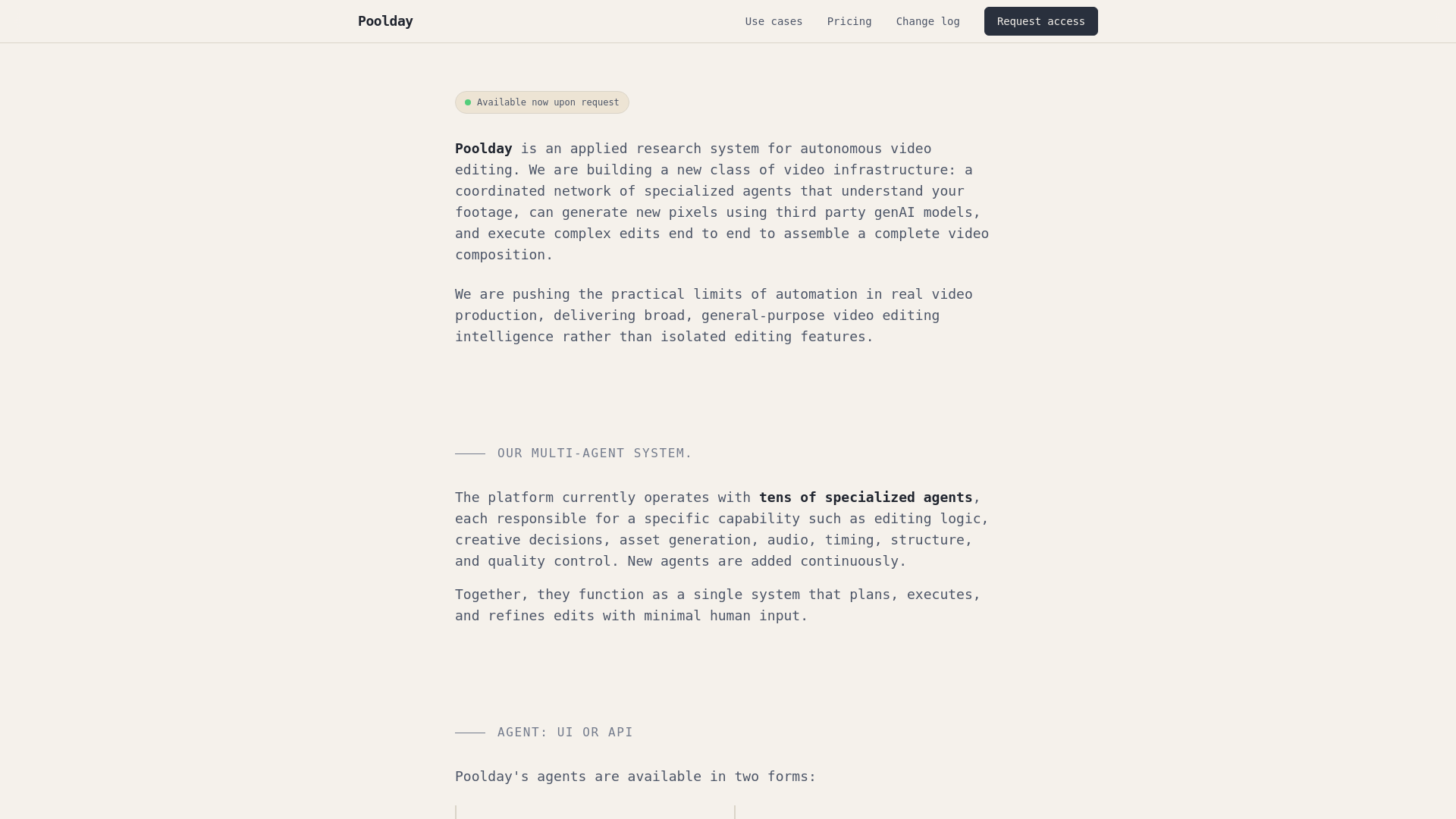 website screenshot of https://pooldaysync.com/