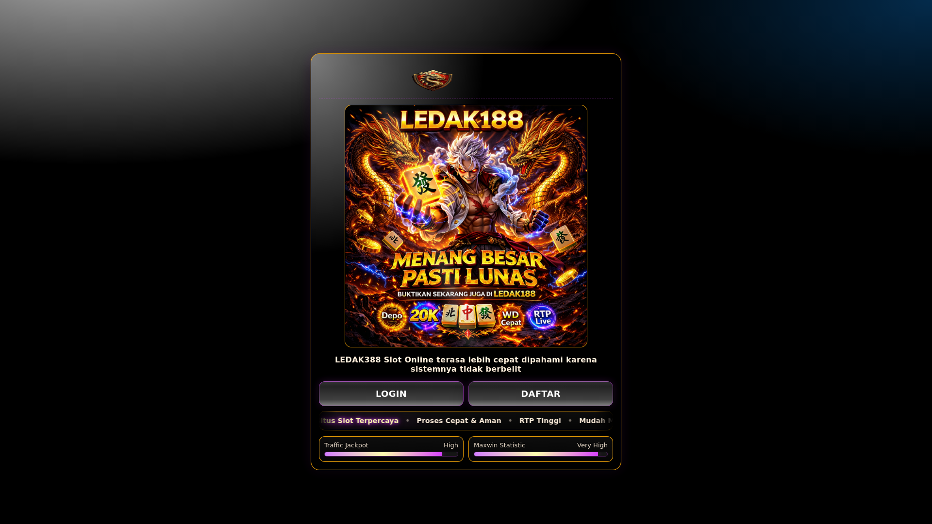 website screenshot of https://idicakungkota-ledak188.pages.dev/