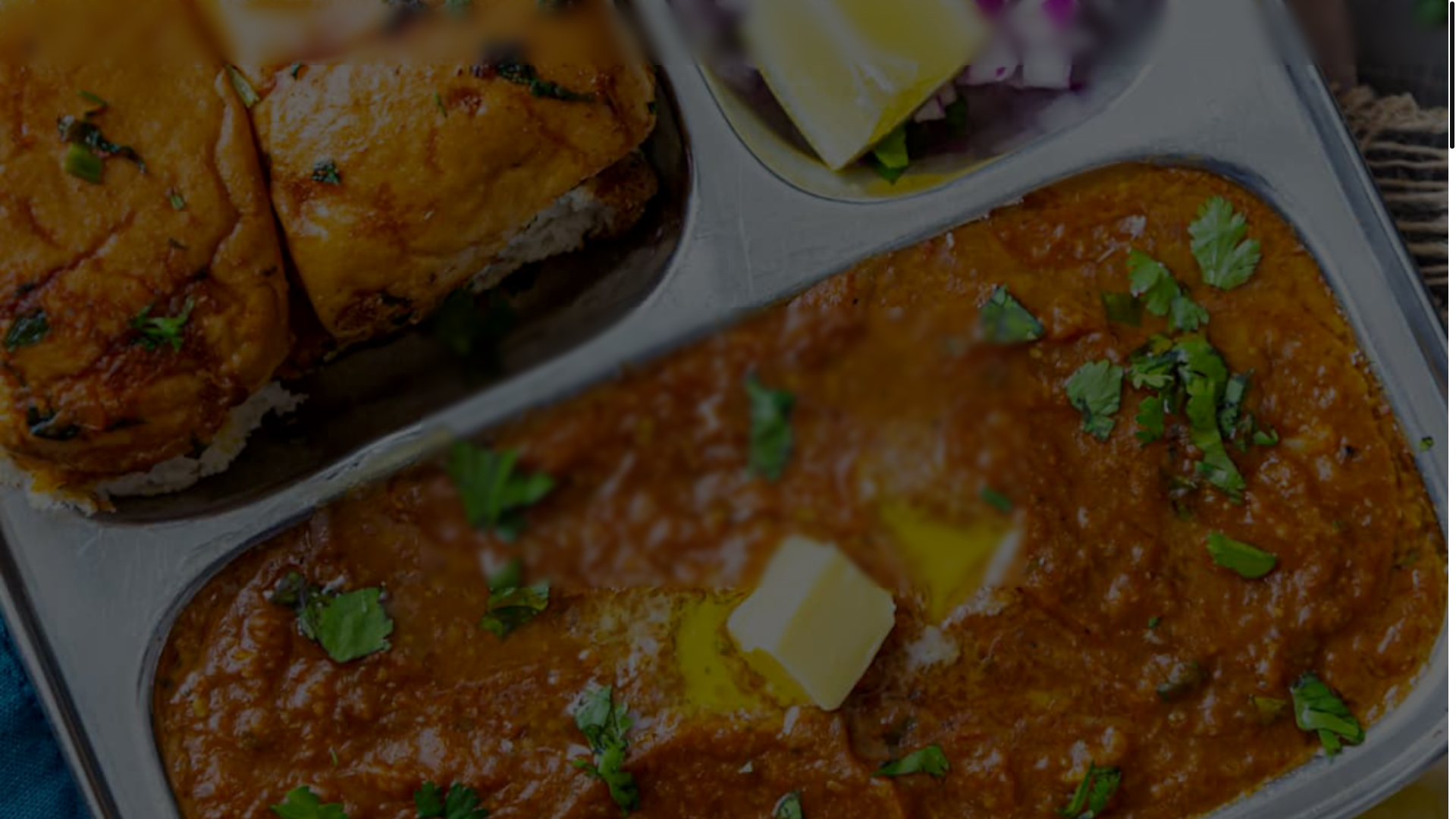 website screenshot of https://bhavanipavbhaji.shop/