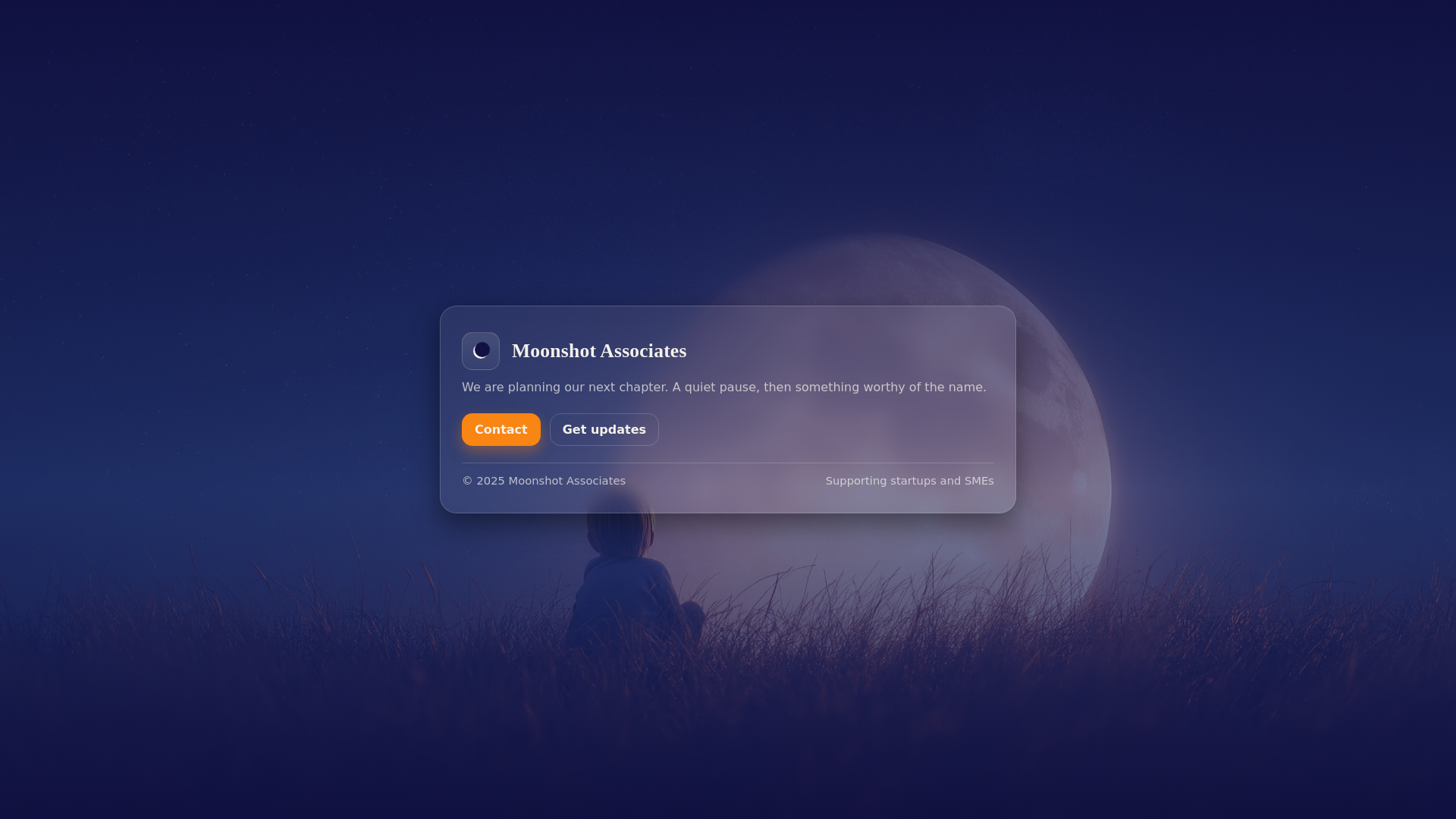 website screenshot of https://moonshot-associates.pages.dev/