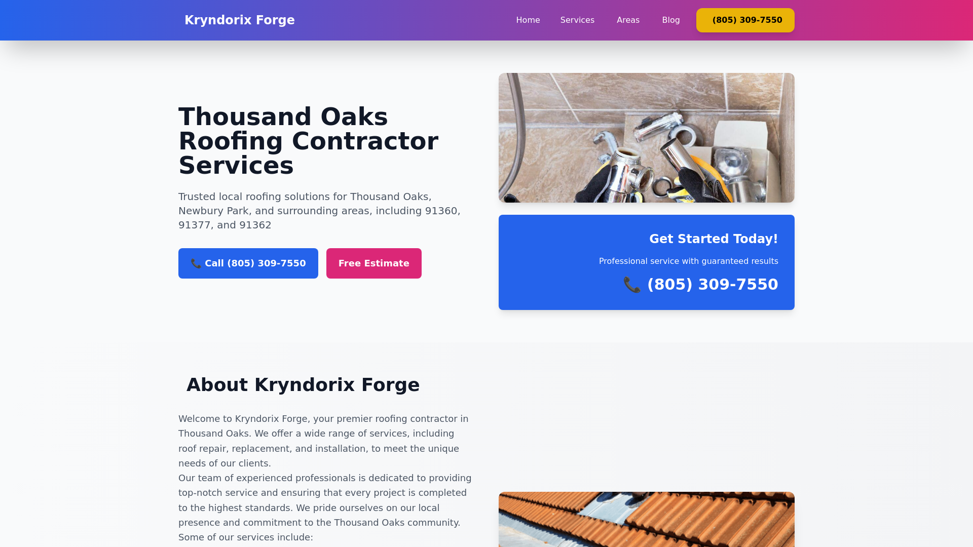website screenshot of https://thousandoaksroofingcontractor.pages.dev/