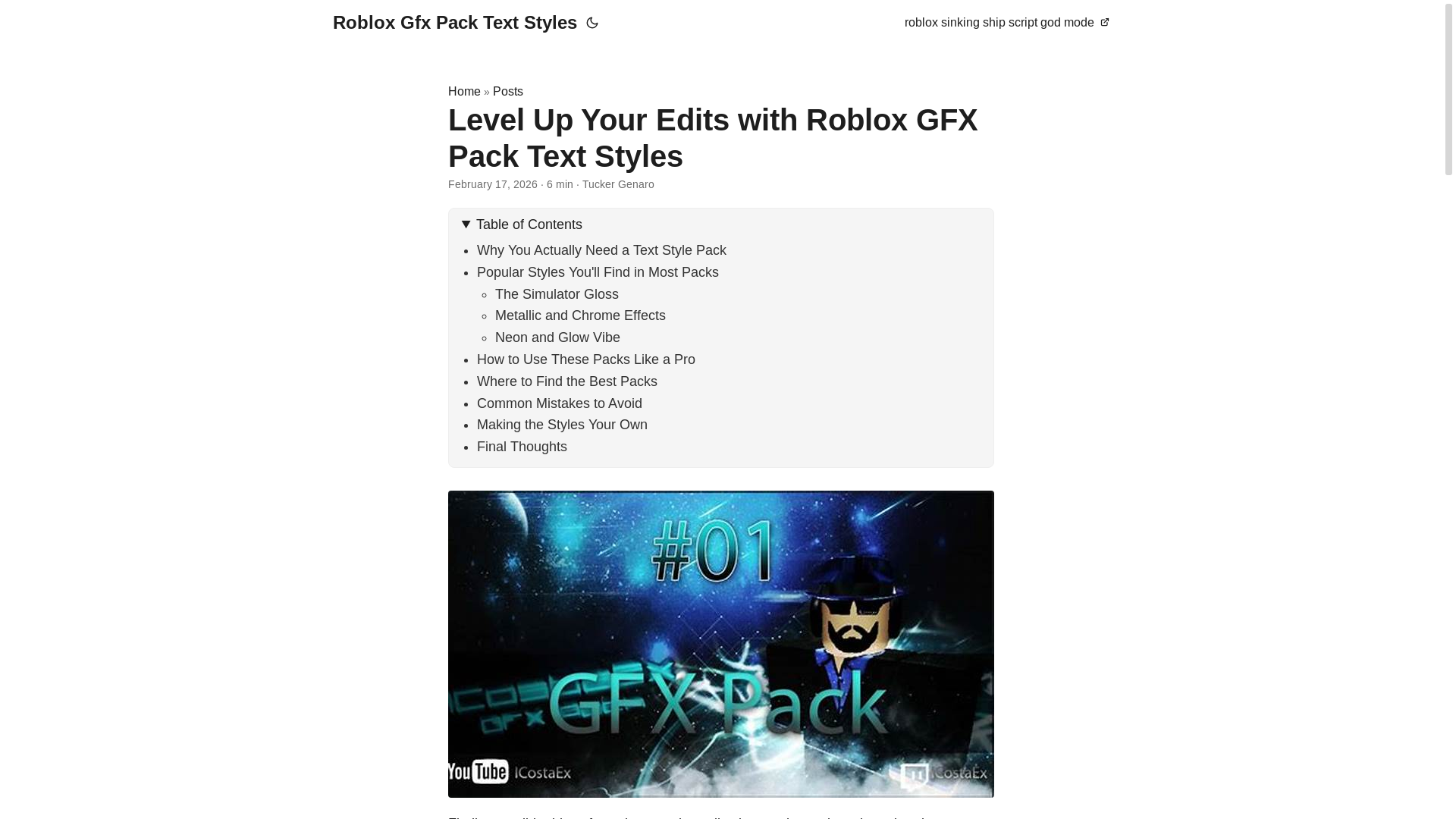 website screenshot of https://roblox-gfx-pack-text-styles.pages.dev/