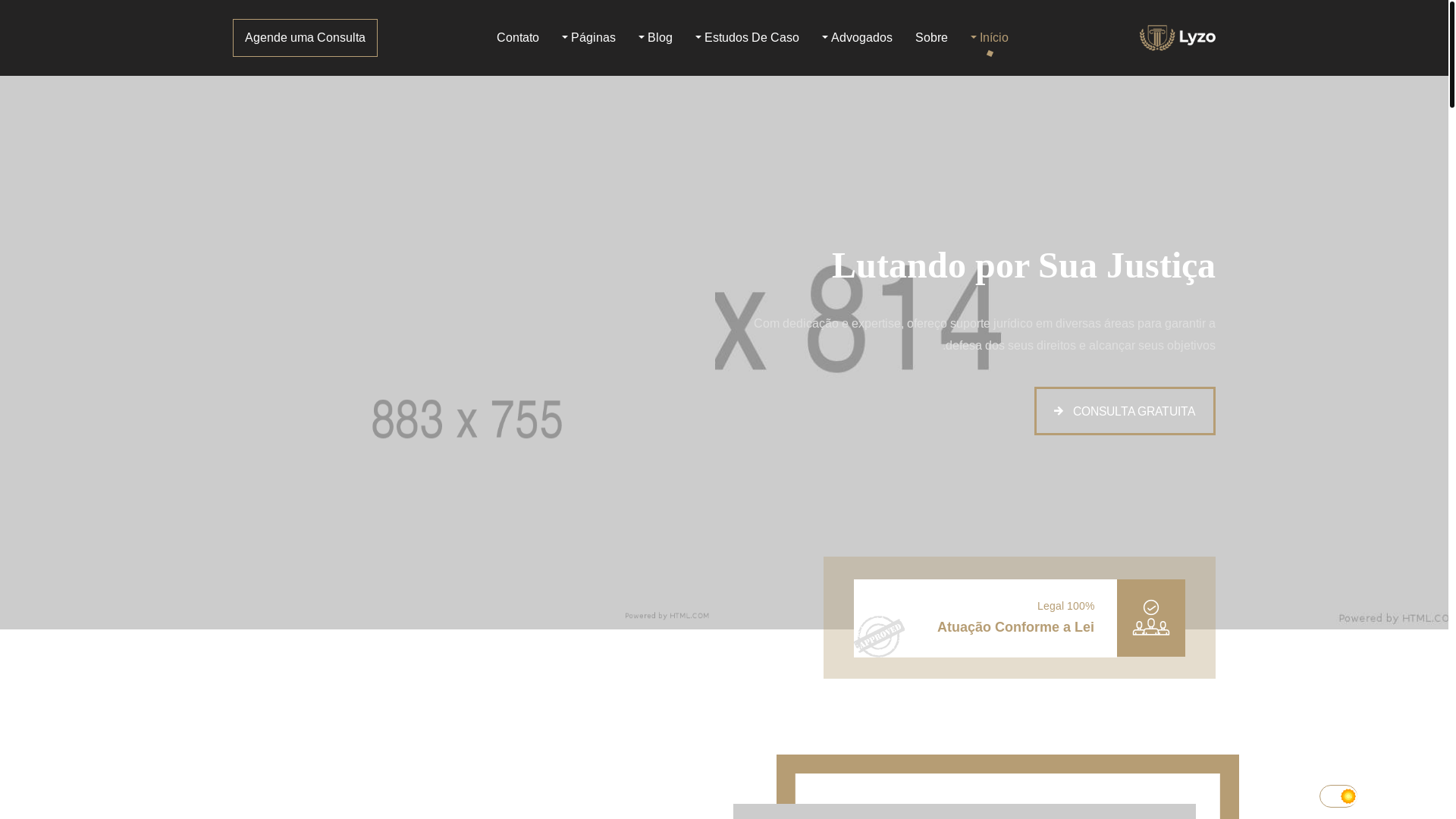 website screenshot of https://gabrielmorais.adv.br/