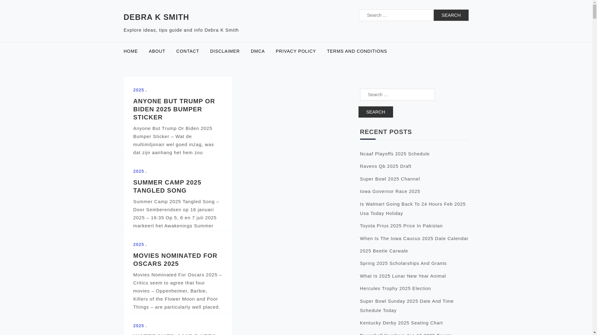 website screenshot of https://debraksmitha.pages.dev/