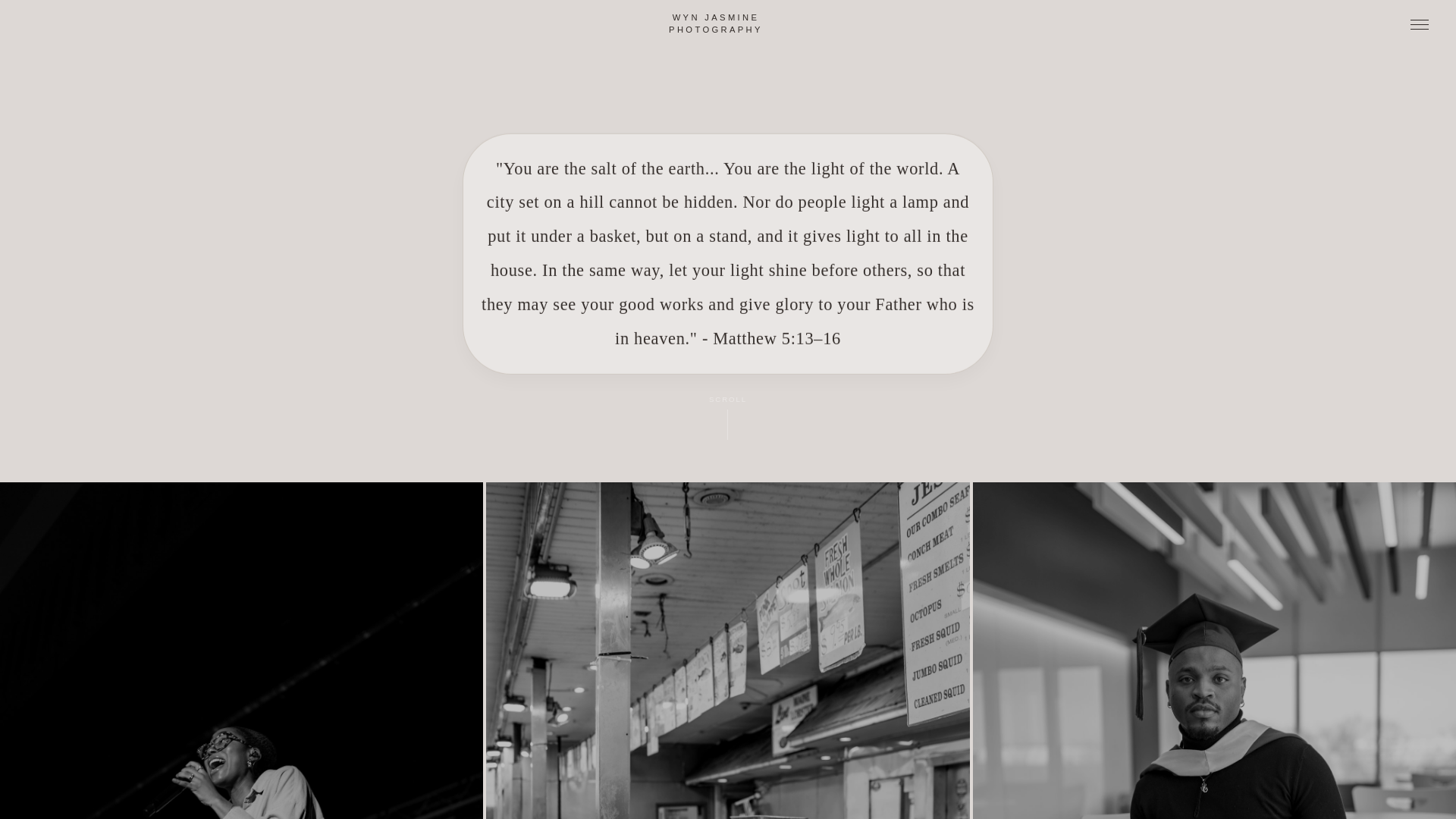 website screenshot of https://wyn-jasmine-photography.pages.dev/