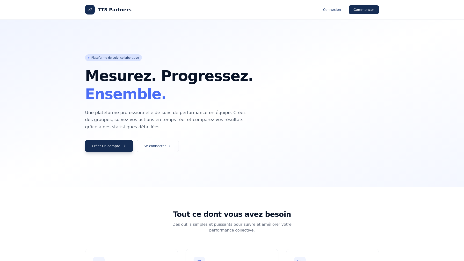 website screenshot of https://tts-partners.fr