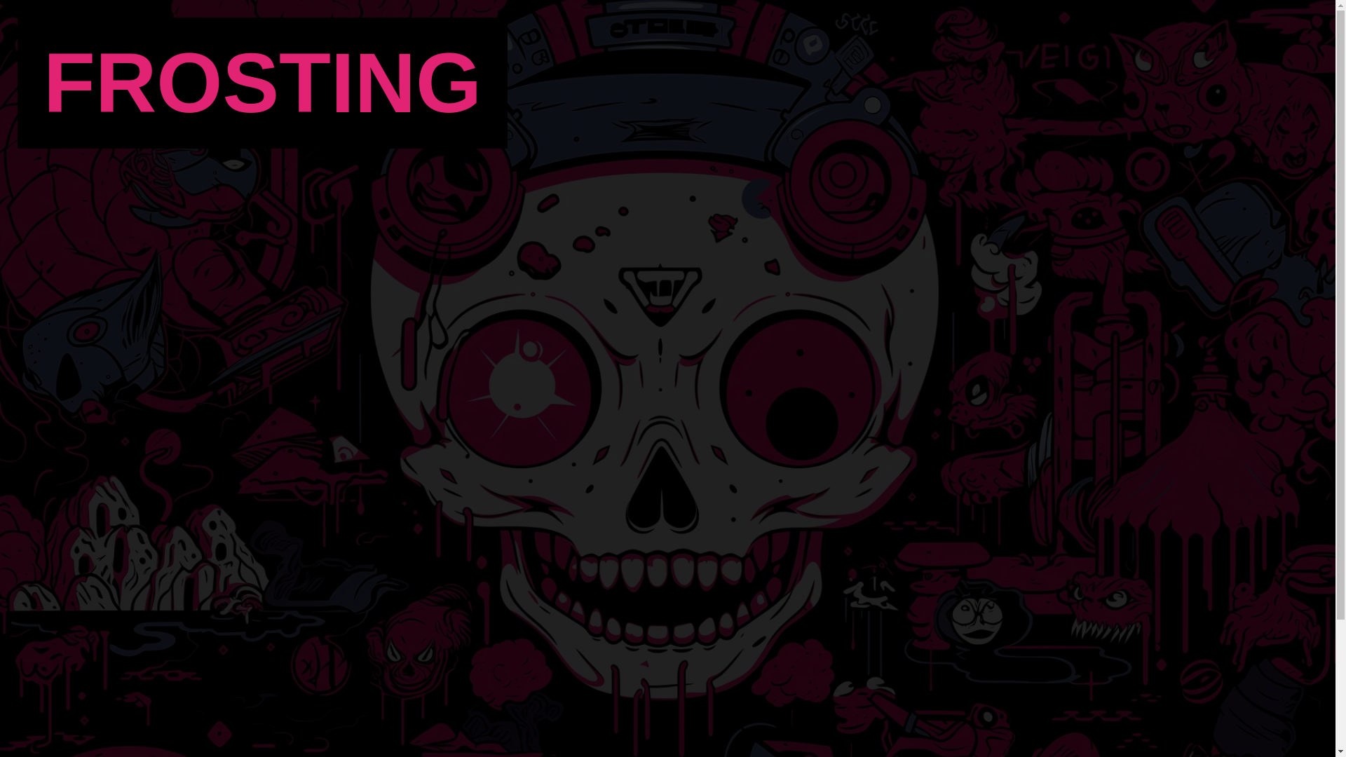 website screenshot of https://frostingband.com/