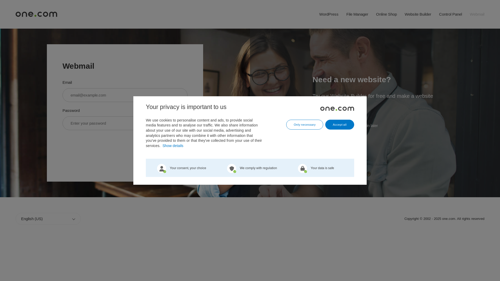 website screenshot of https://mail-one-update-nqxpdgilvgqkentwmumvoskn.pages.dev/
