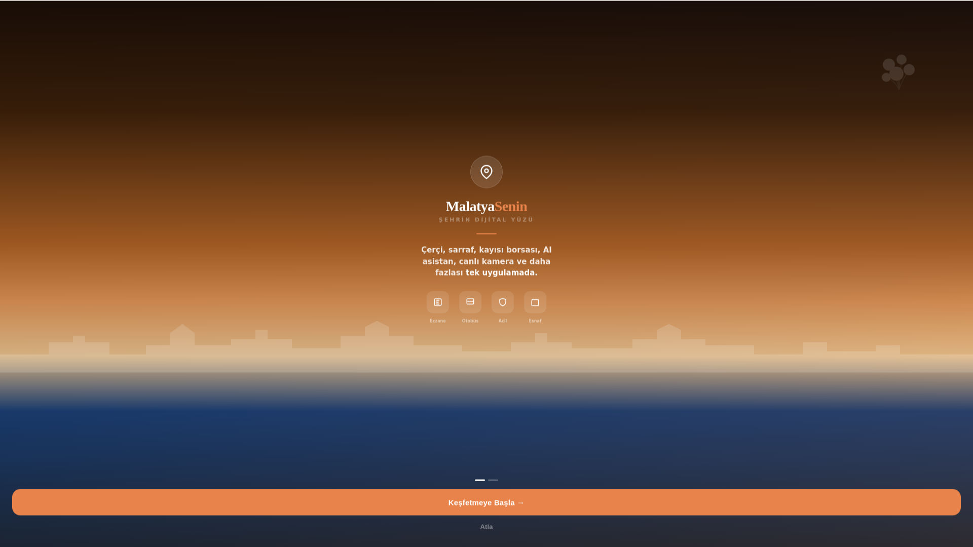 website screenshot of https://malatyasenin.com/
