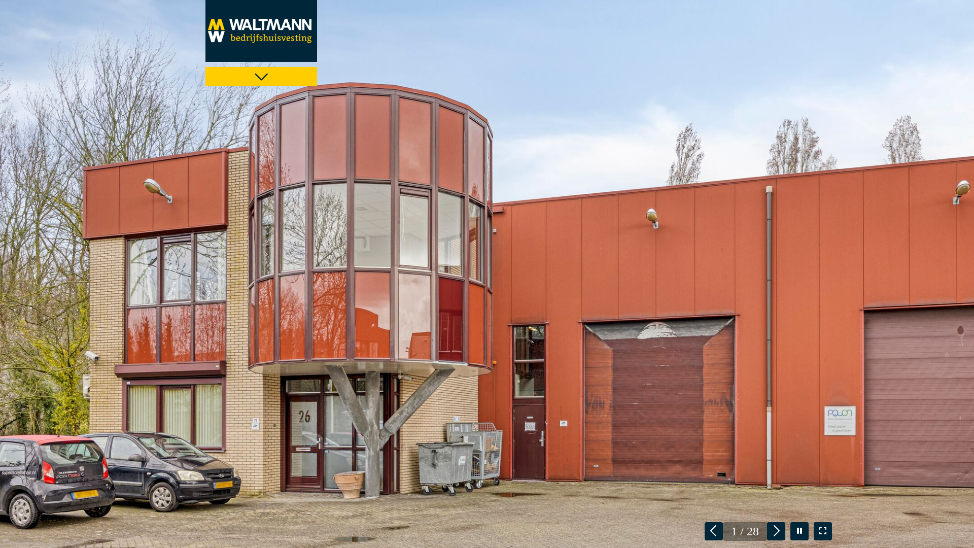 website screenshot of https://calandstraat26.nl/