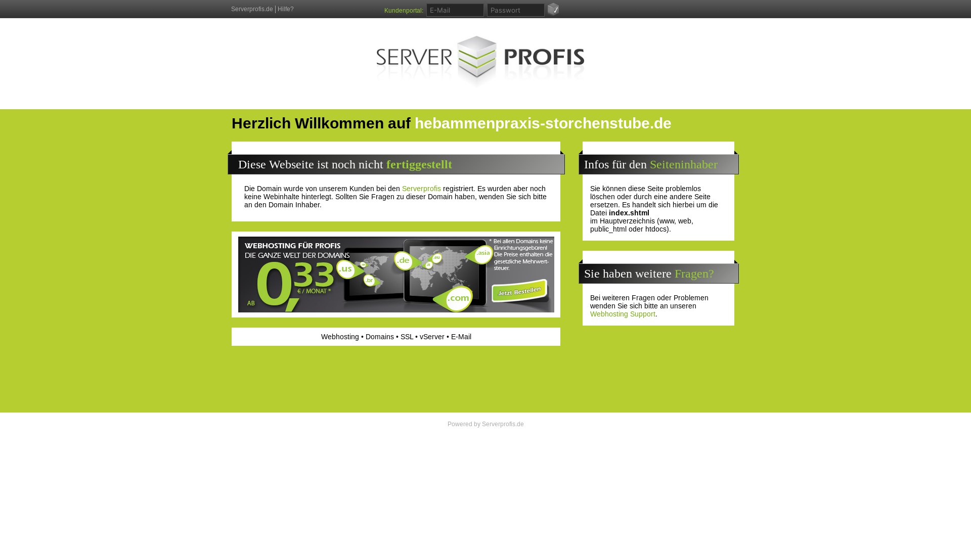 website screenshot of https://hebammenpraxis-storchenstube.de/