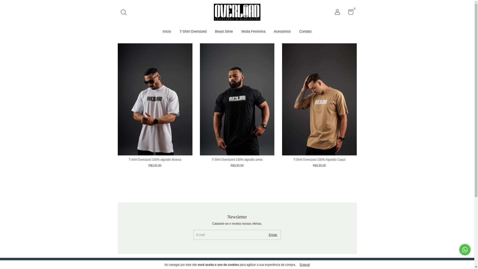 website screenshot of https://overloadcd.com.br/