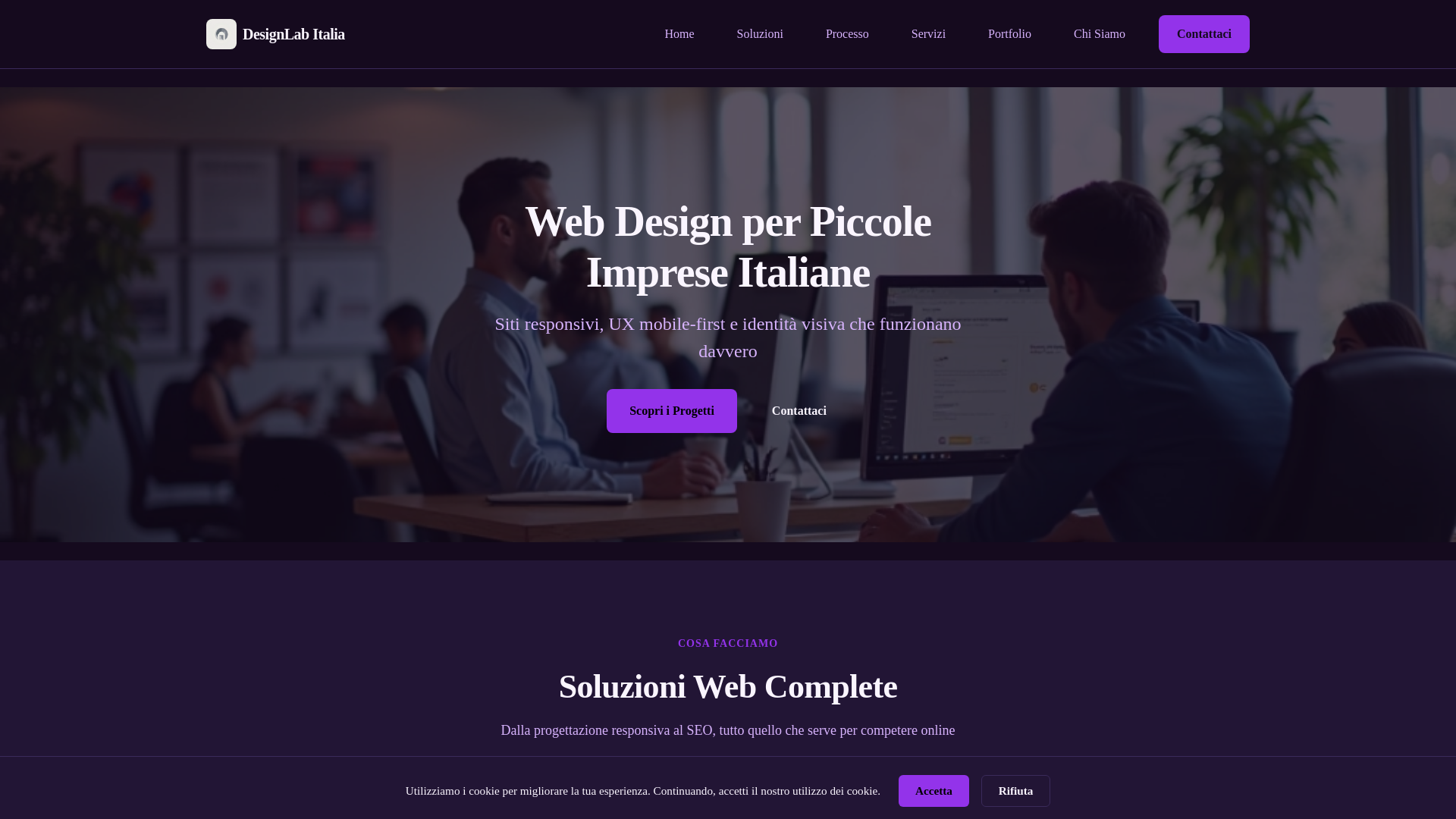 website screenshot of https://designlabitalias.com