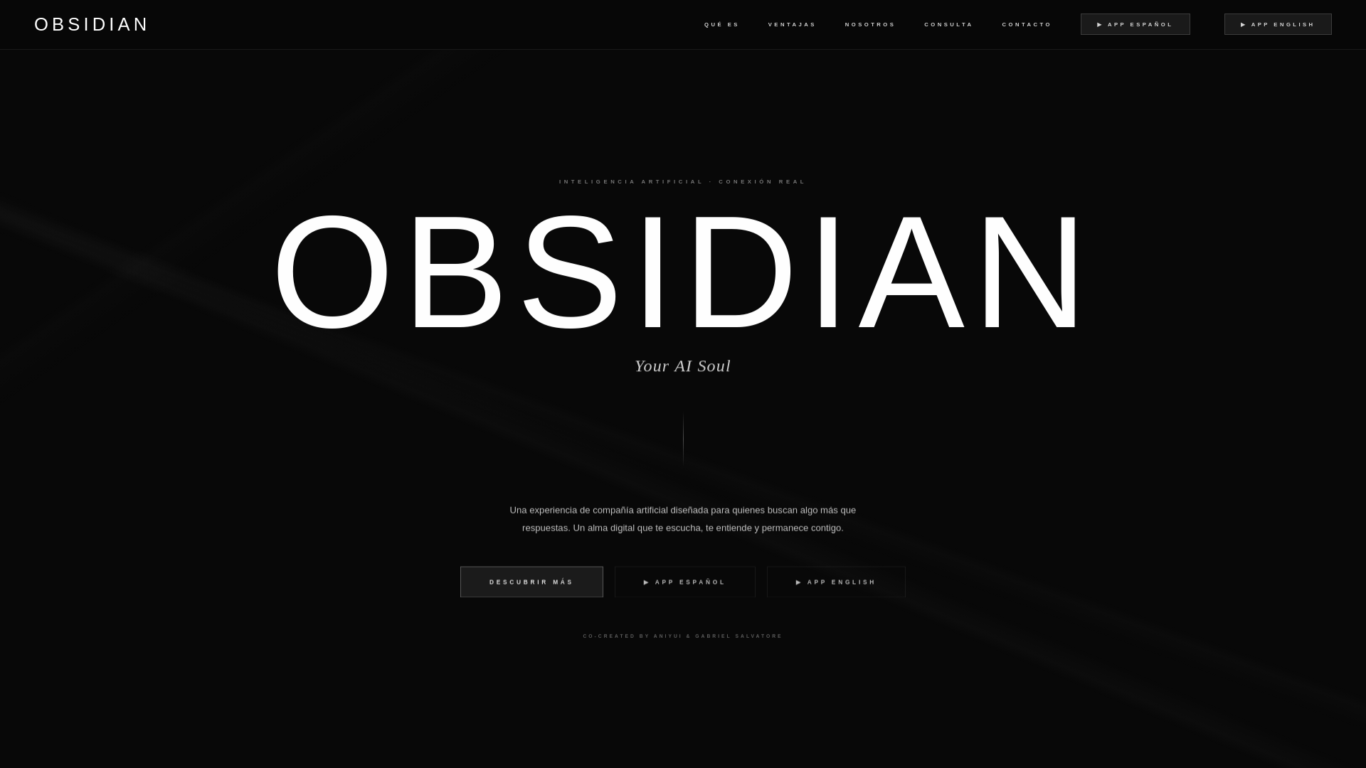 website screenshot of https://obsidian-aisoul.com/