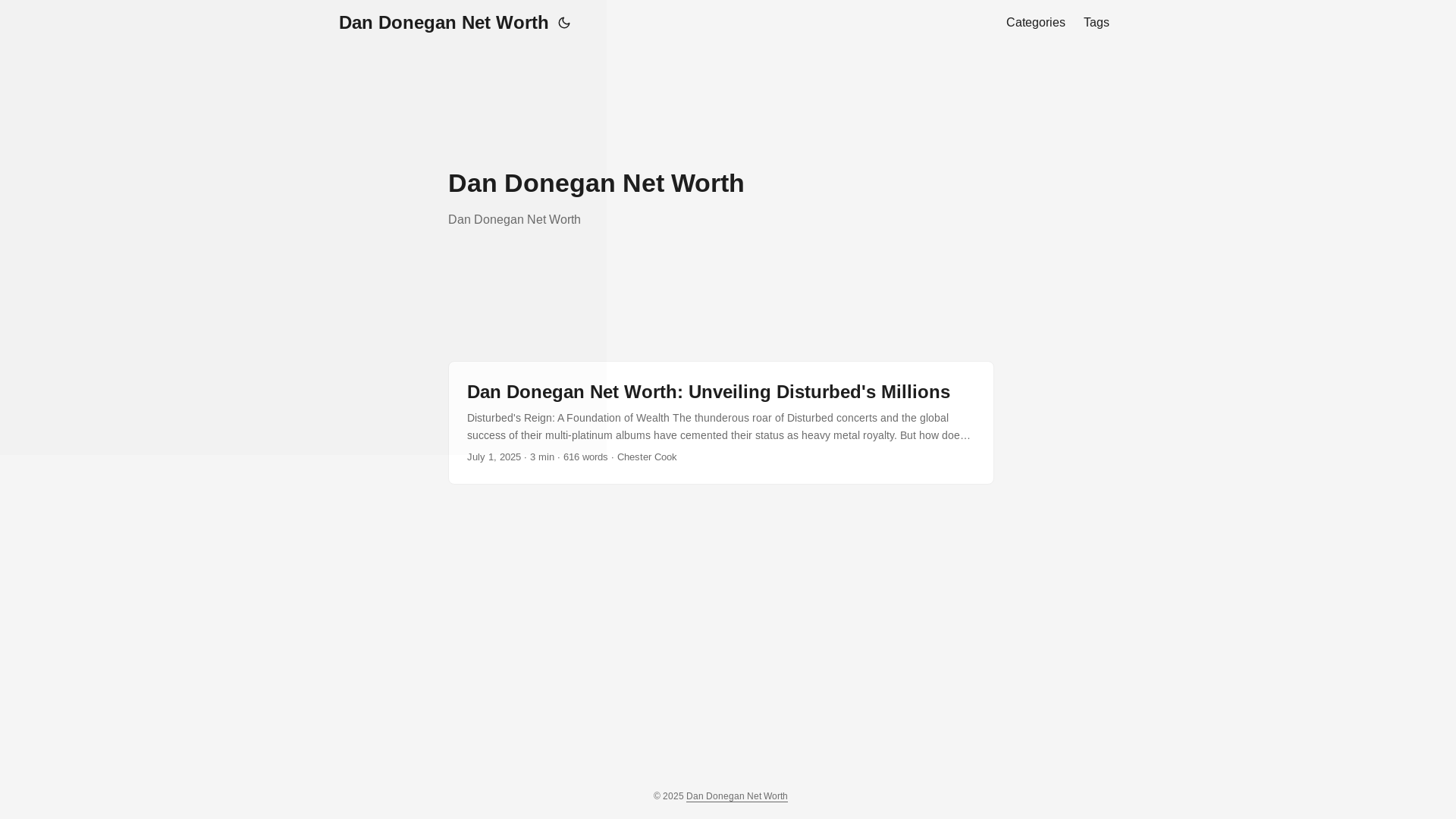 website screenshot of https://dan-donegan-net-worth.pages.dev/
