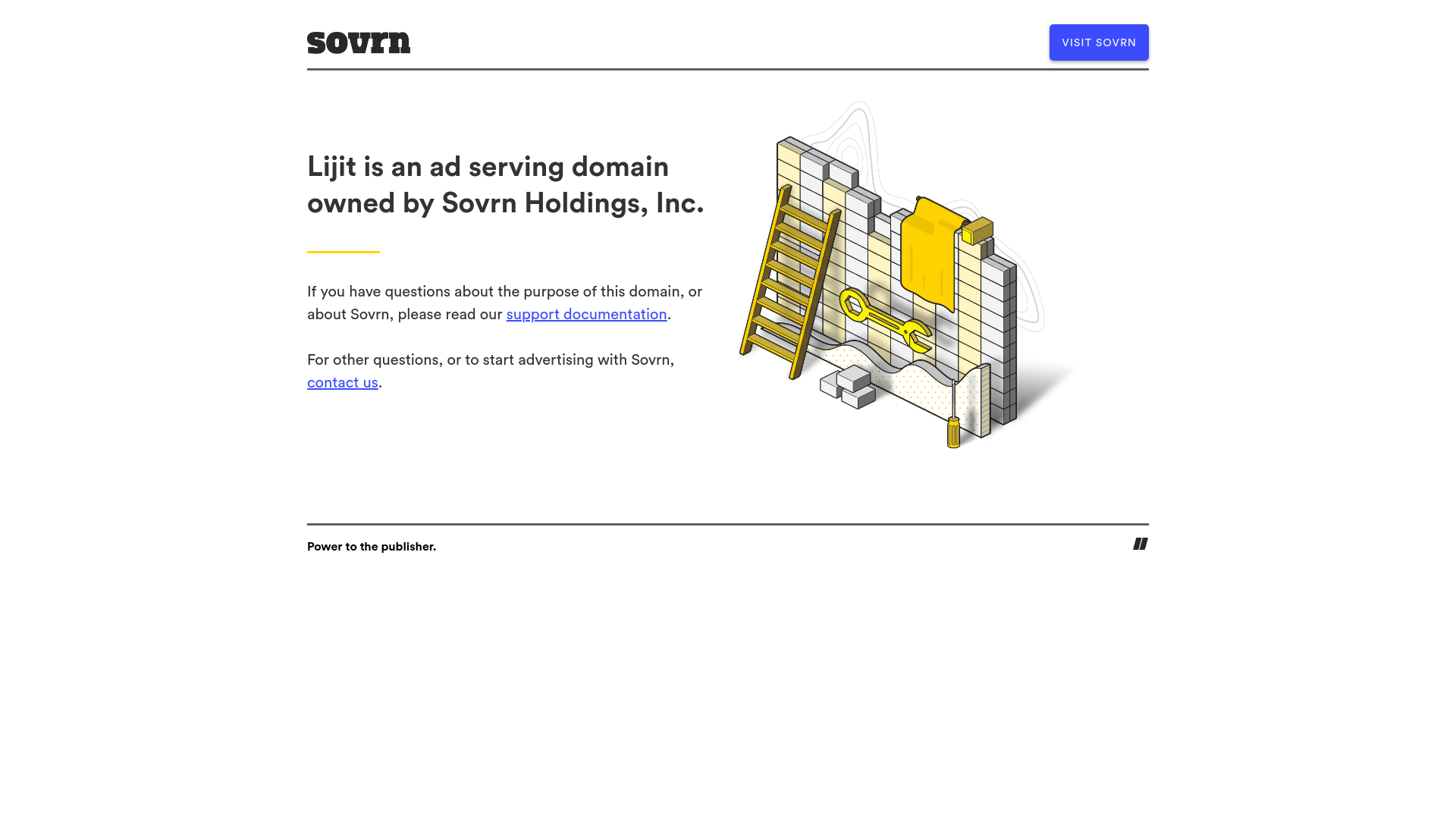 website screenshot of https://lijit.com