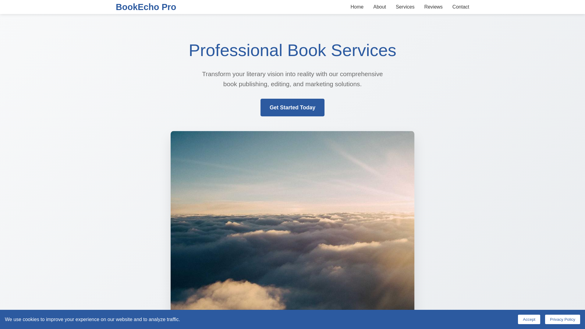 website screenshot of https://bookechopro.cyou/