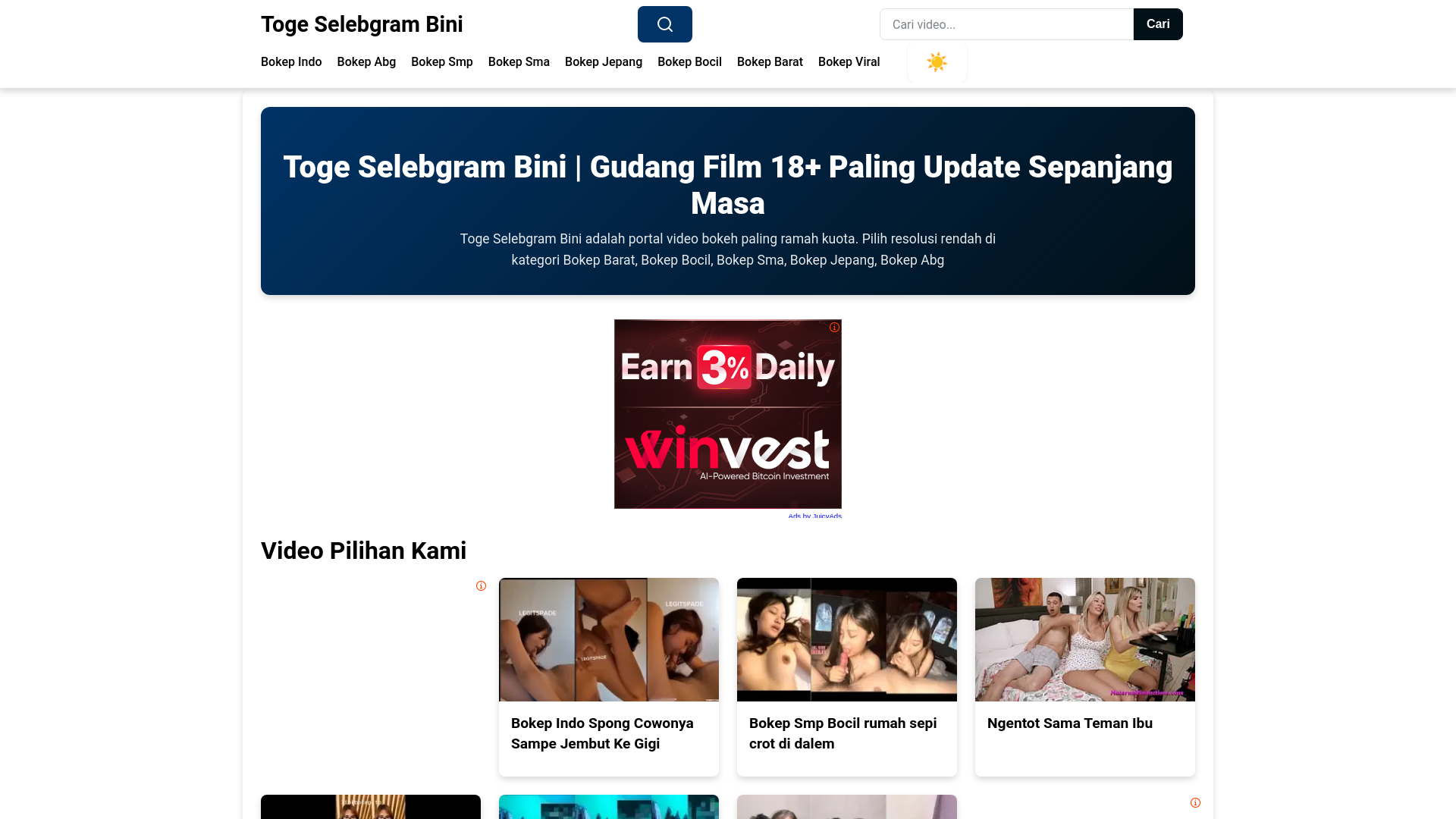 website screenshot of https://togeselebgrambini.pages.dev/