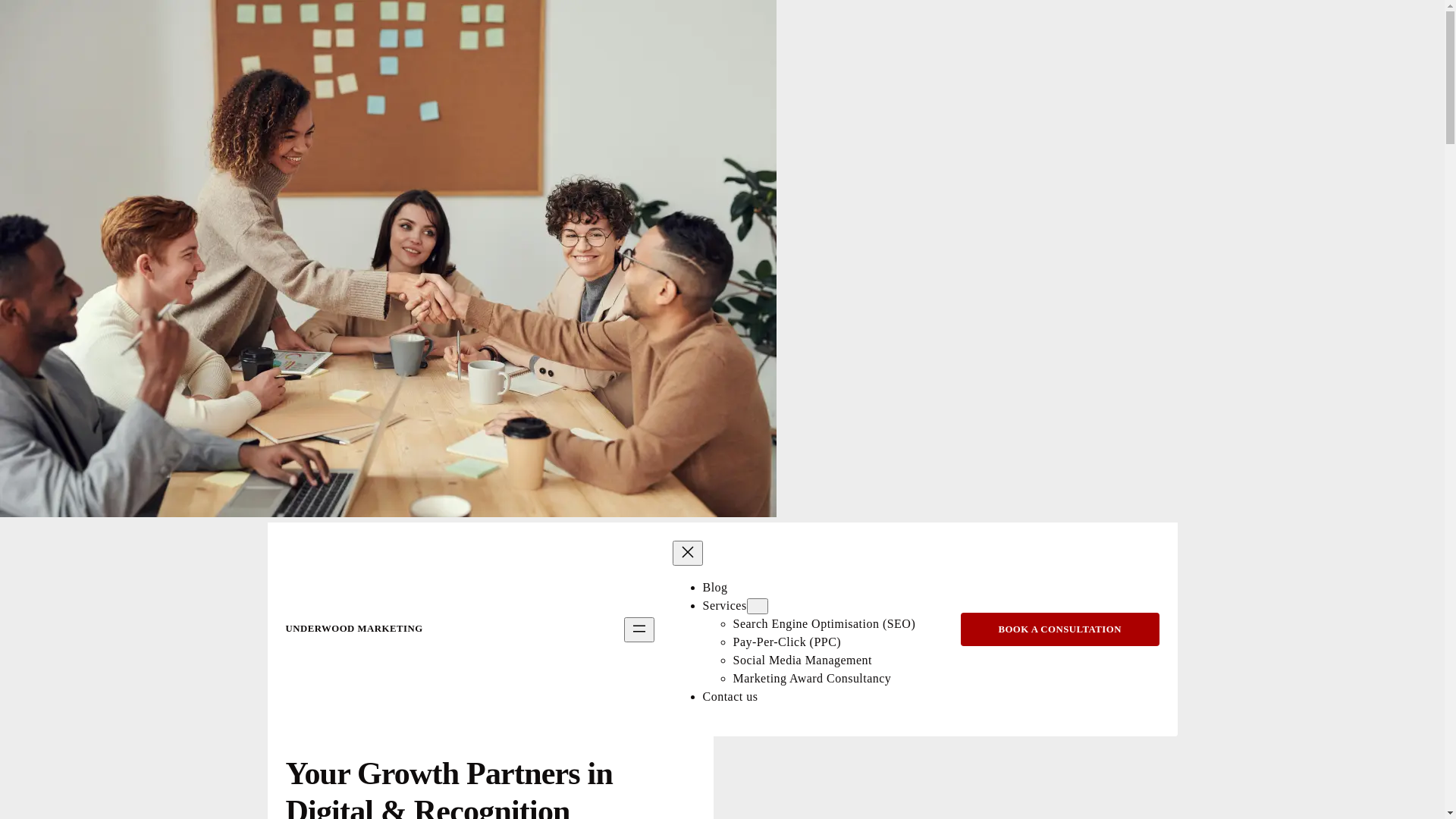 website screenshot of https://redandwhitecollective.co.uk/