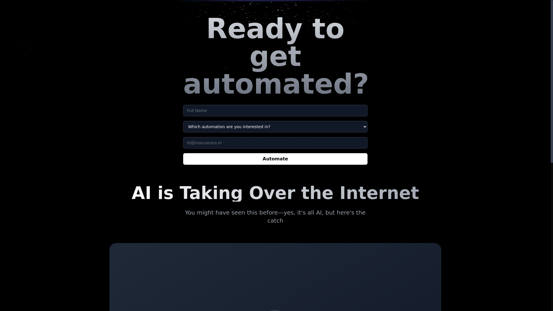 website screenshot of https://viralwithagency.com/