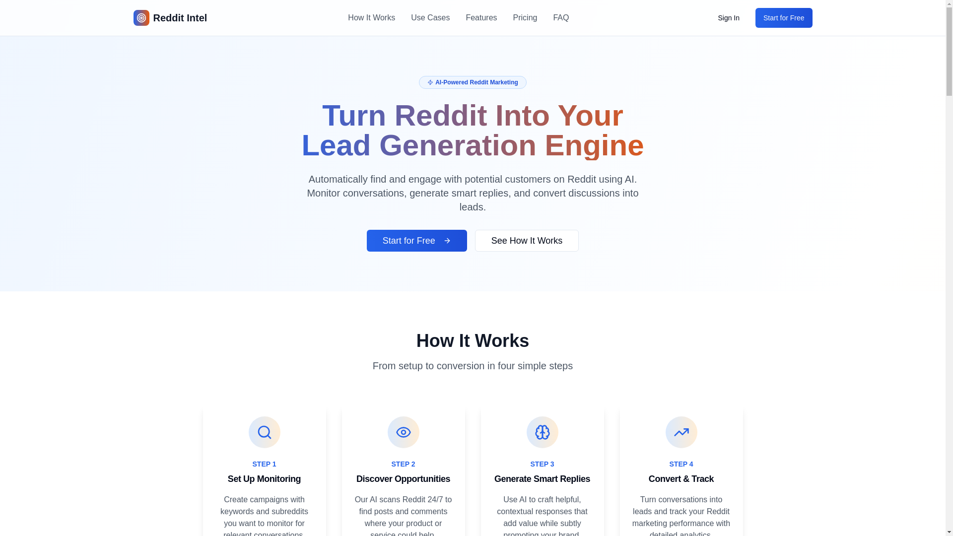 website screenshot of https://withradar.io/