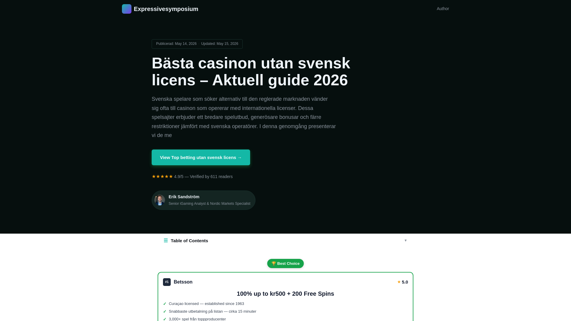 website screenshot of https://expressivesymposium-com.pages.dev/