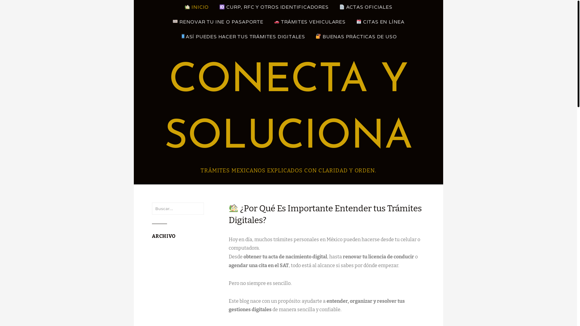 website screenshot of https://actablogdigi.com.mx/