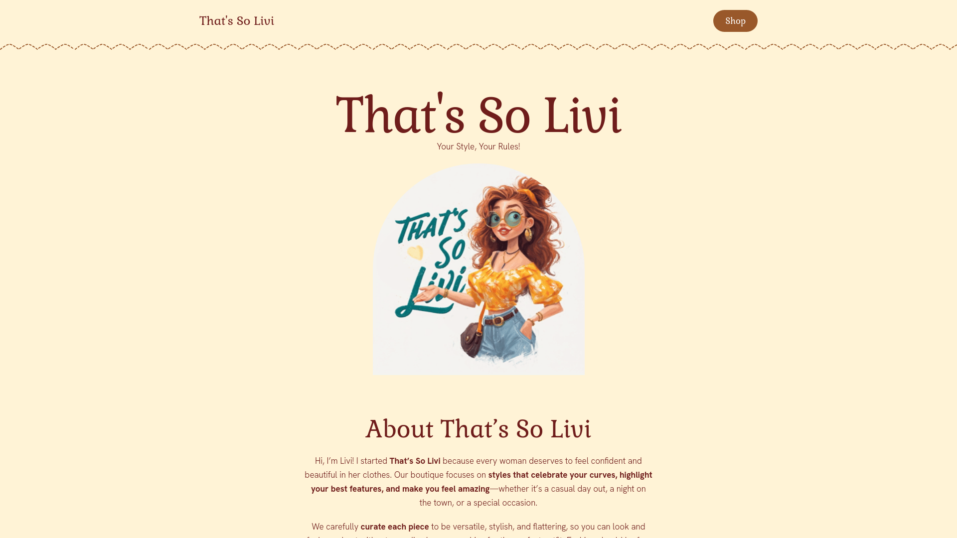 website screenshot of https://thatssolivi.com