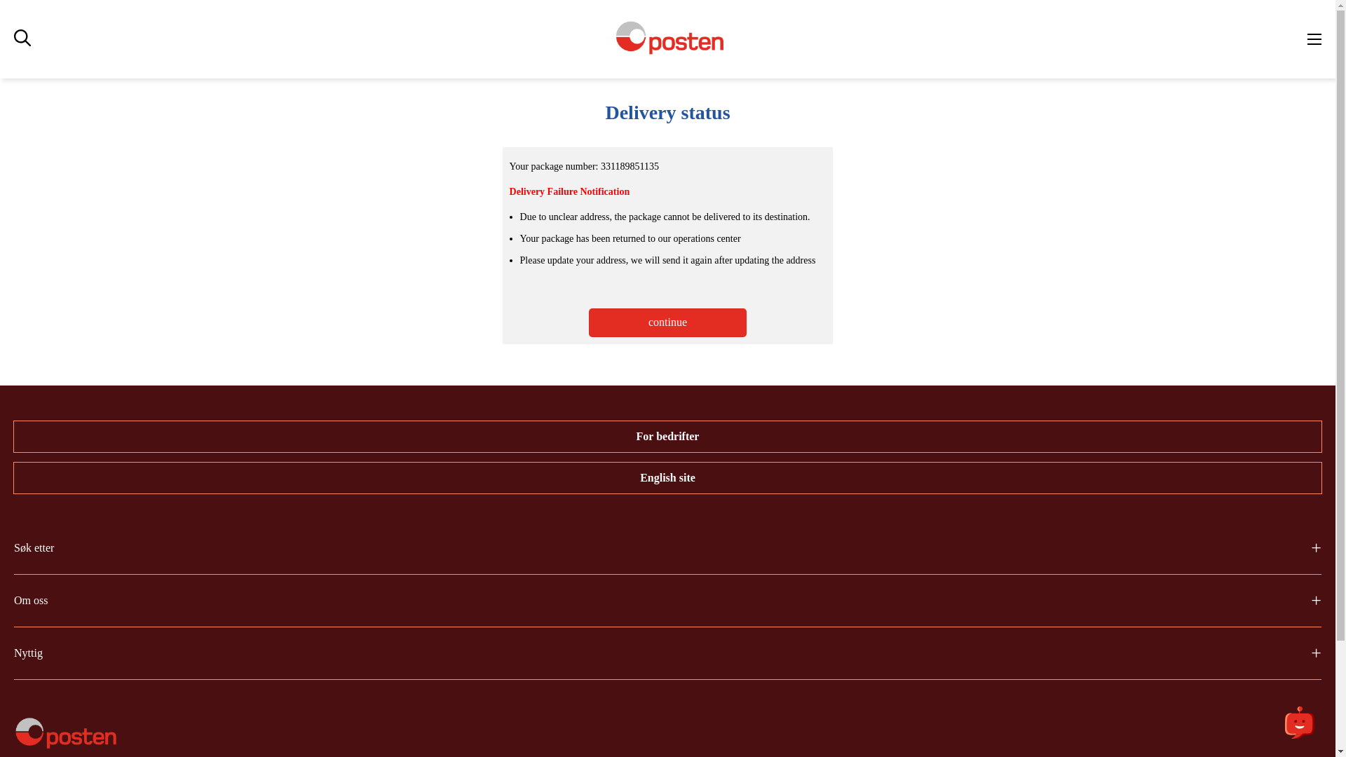 website screenshot of https://postennoo.top/