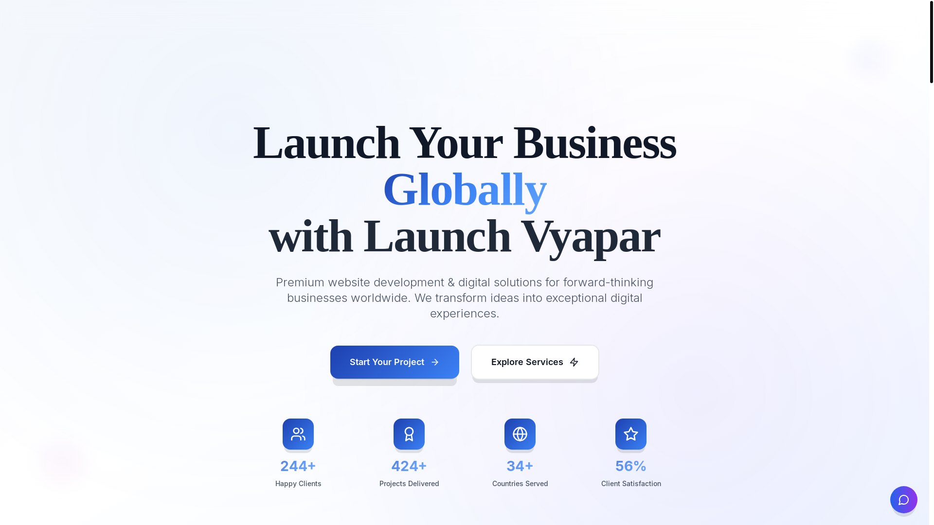 website screenshot of https://launchvyapar2-0-1.pages.dev/