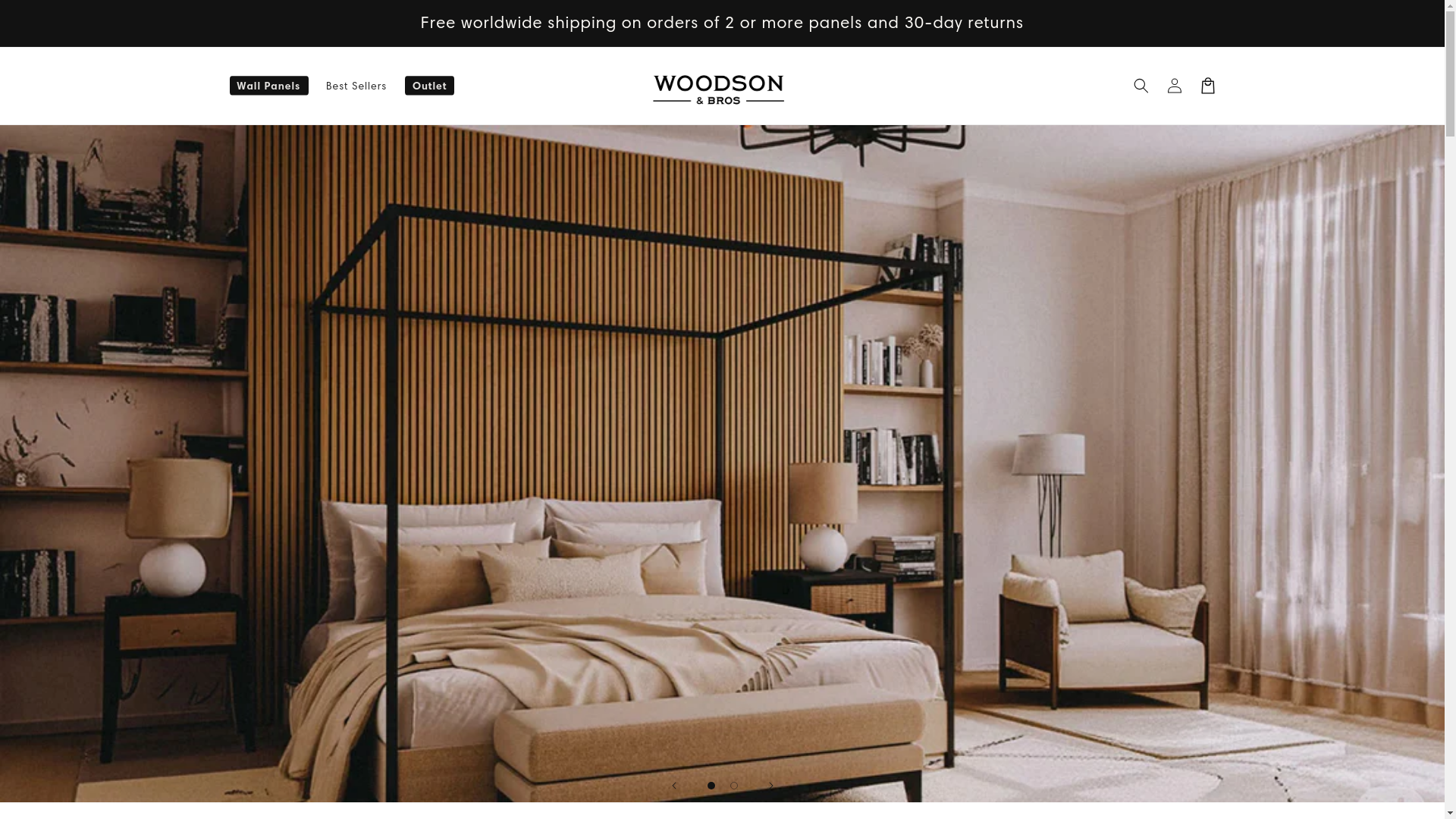 website screenshot of https://woodsonpanels.site/