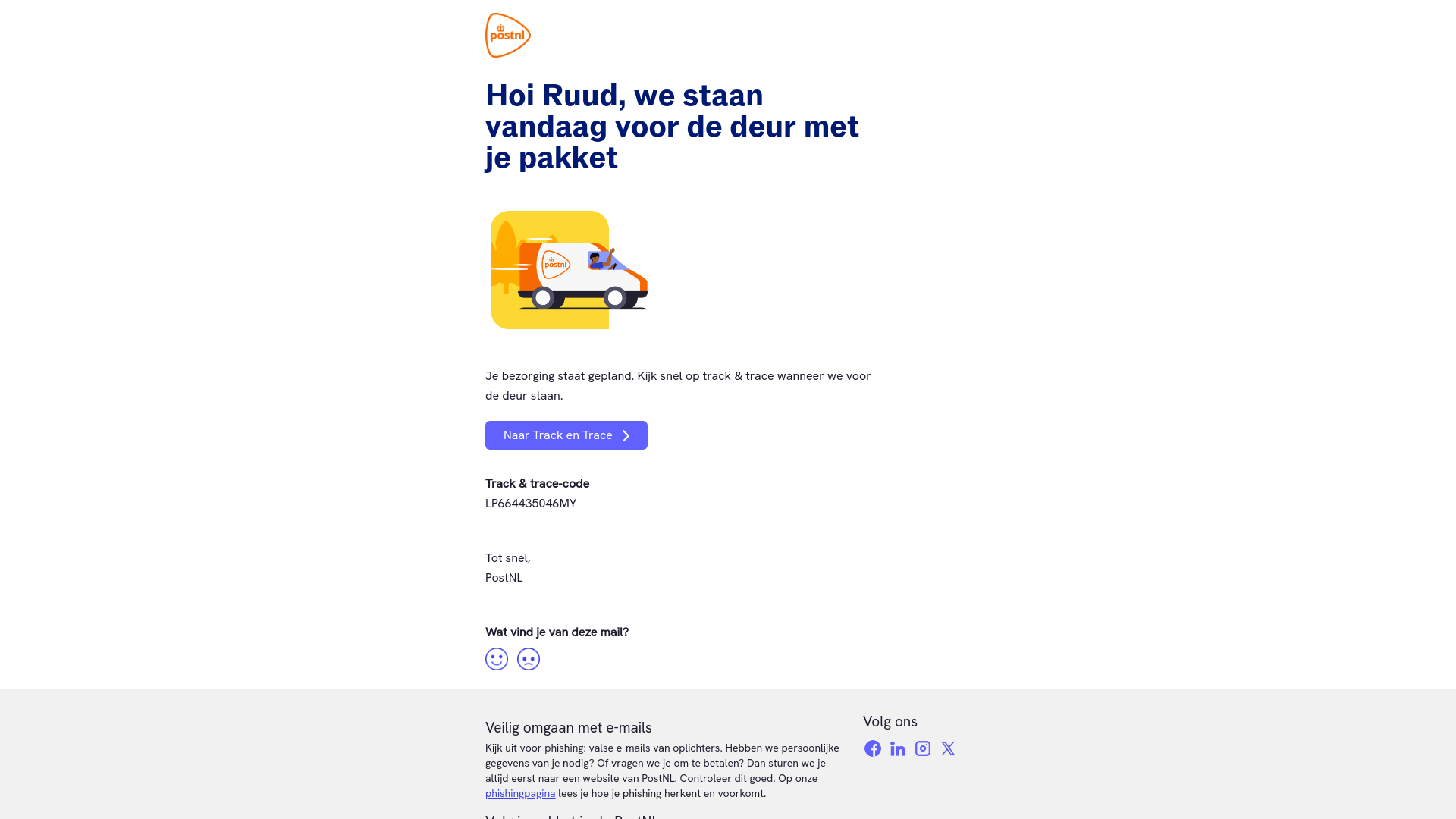 website screenshot of https://view.edm.postnl.nl/?vawpToken=UVXAGPOTPOZETMS3C7FNEDCVQE.10193