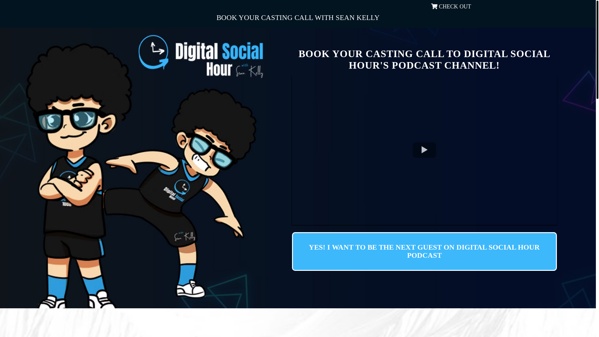 website screenshot of https://seankellypodcast.co/
