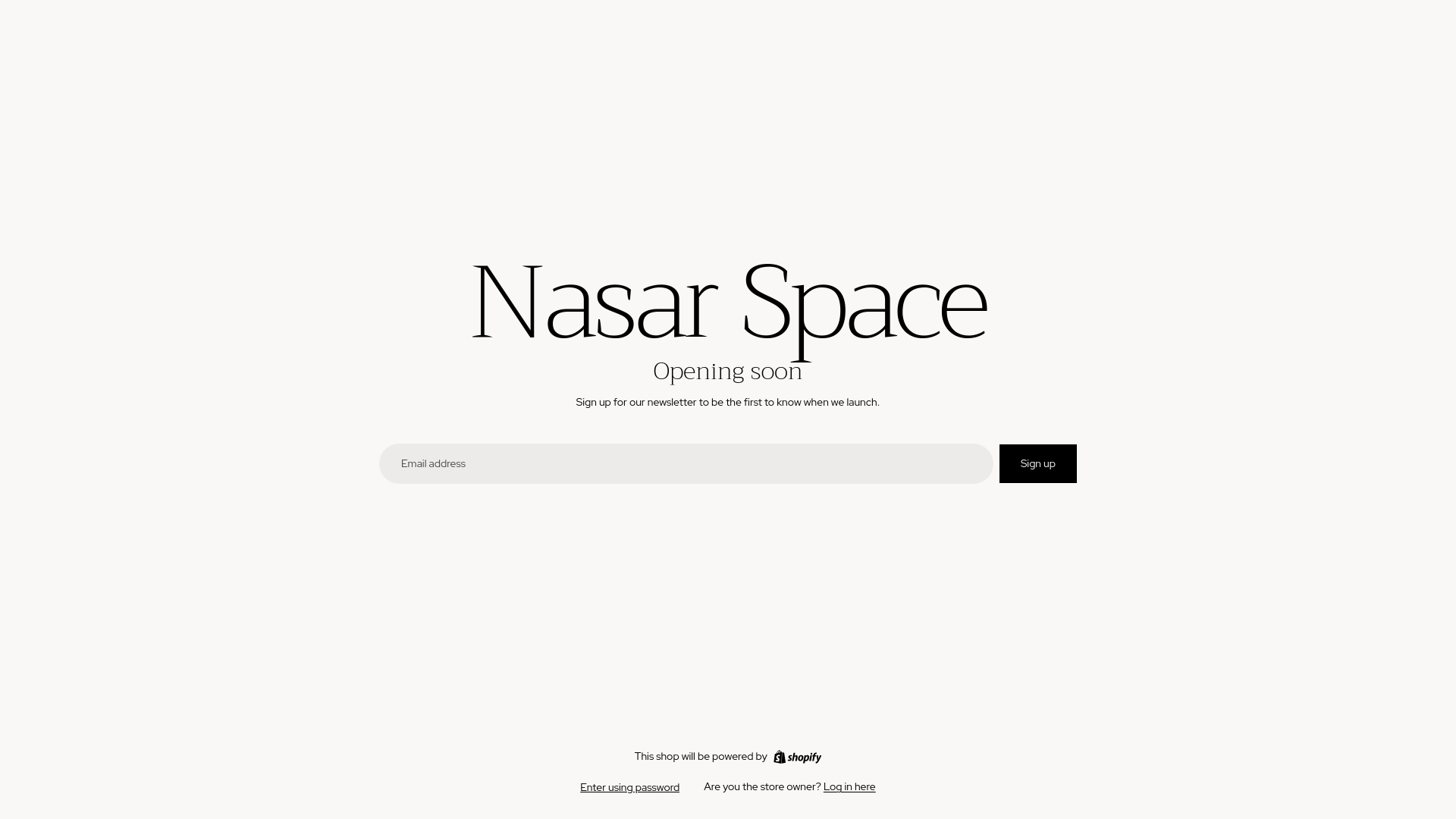 website screenshot of https://nasarspace.com/