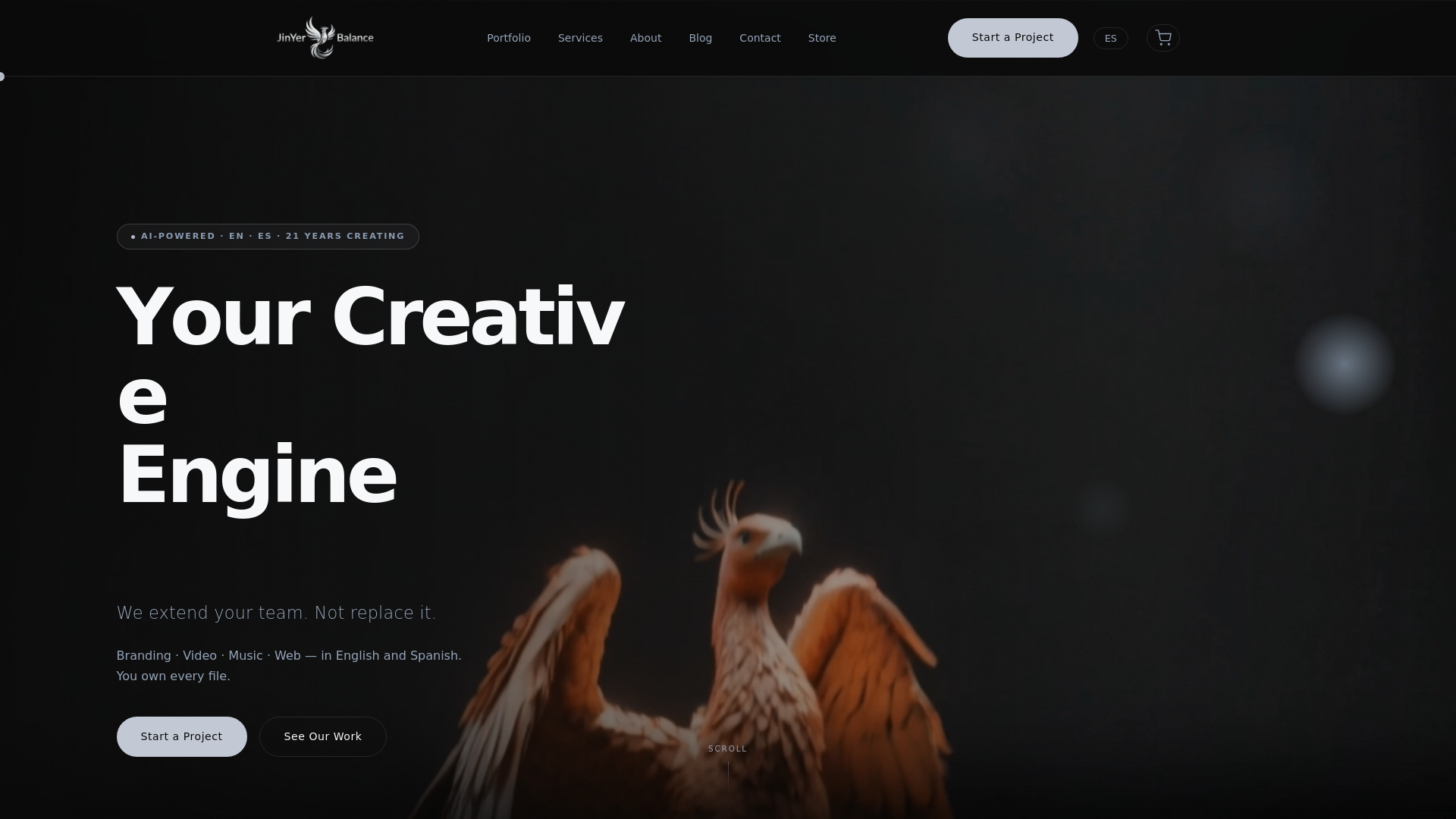 website screenshot of https://jinyer-balance.pages.dev/