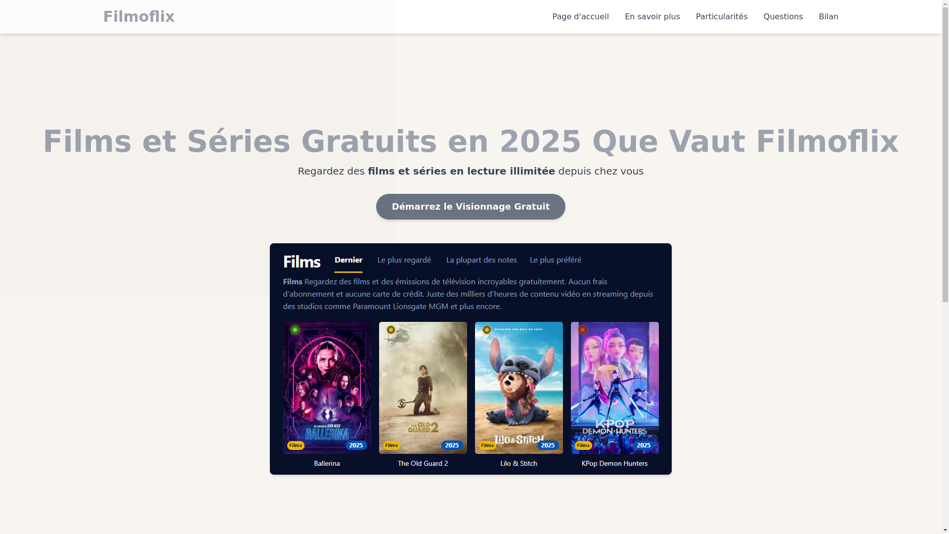 website screenshot of https://filmoflix-jtk1.pages.dev/