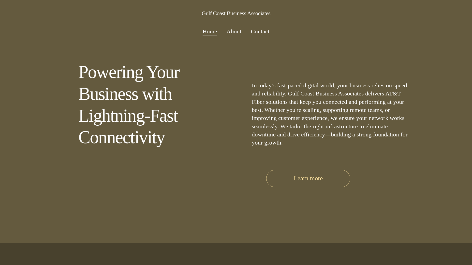 website screenshot of https://gulfcoastbusinessassociates.com/
