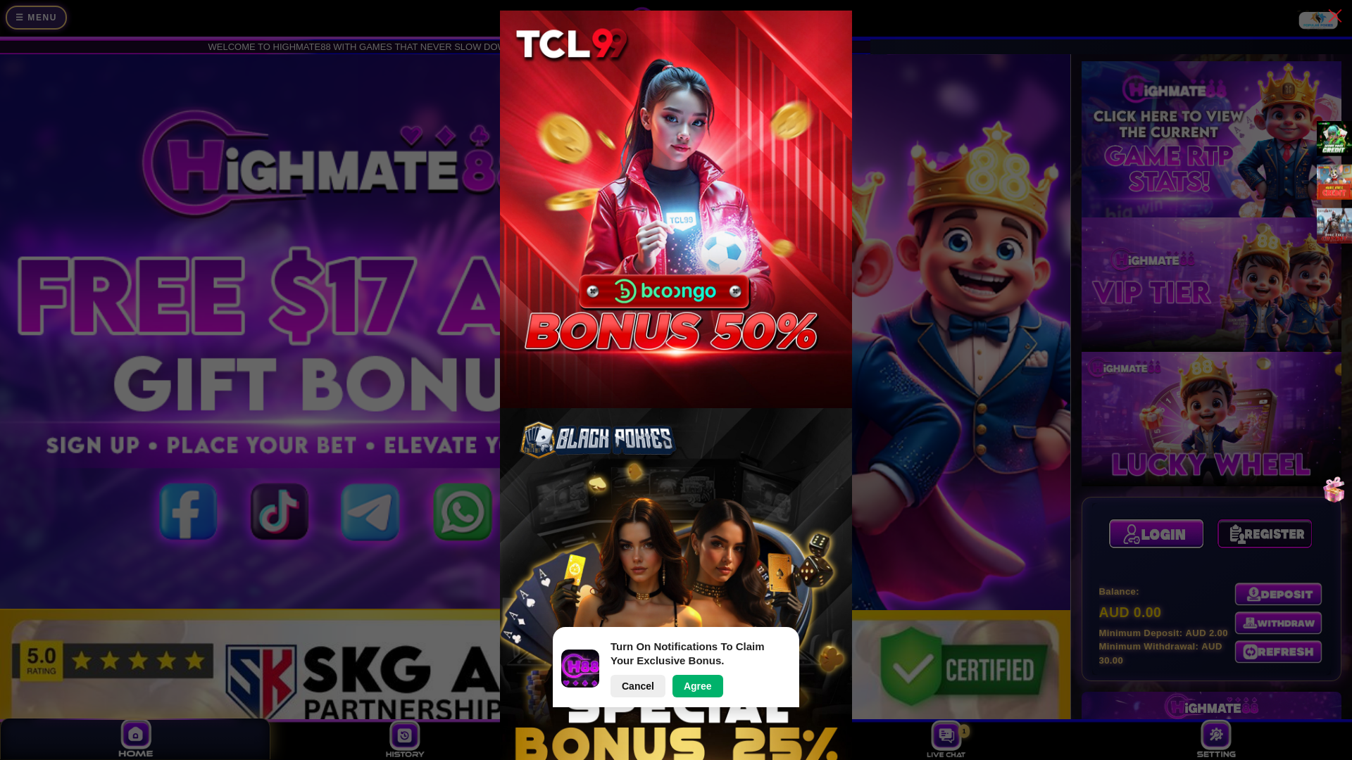 website screenshot of https://highmate88.ink/