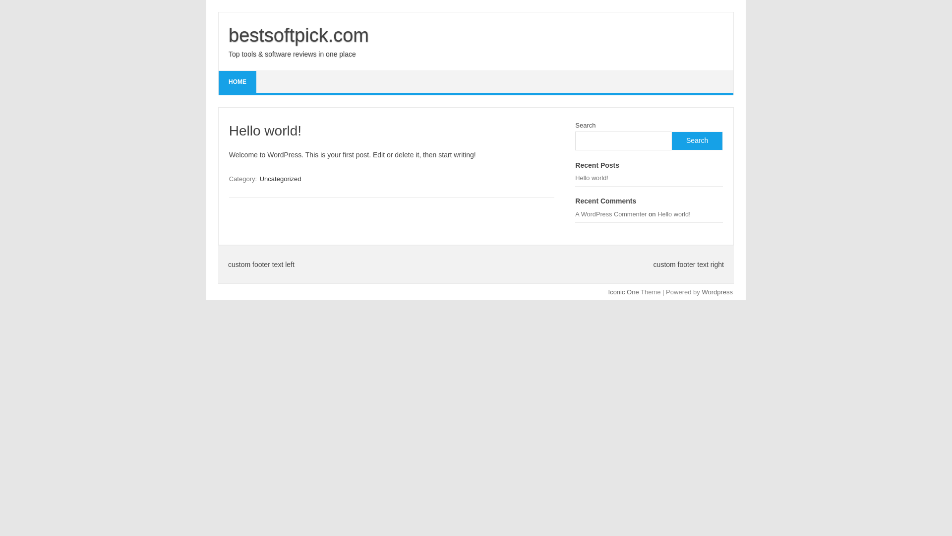 website screenshot of https://bestsoftpick.com